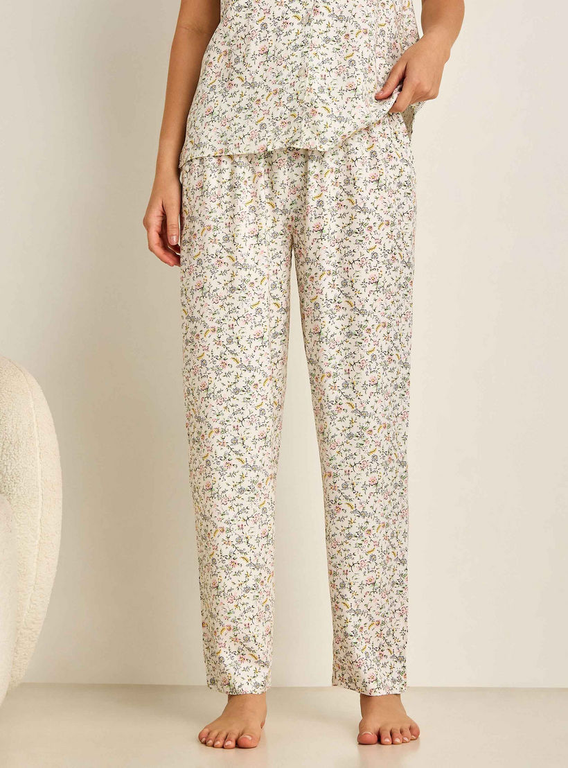 Pyjama Set Button-Down Shirt & Trousers Viscose-women-clothing-nightwear-pyjamas-longsets-image-4