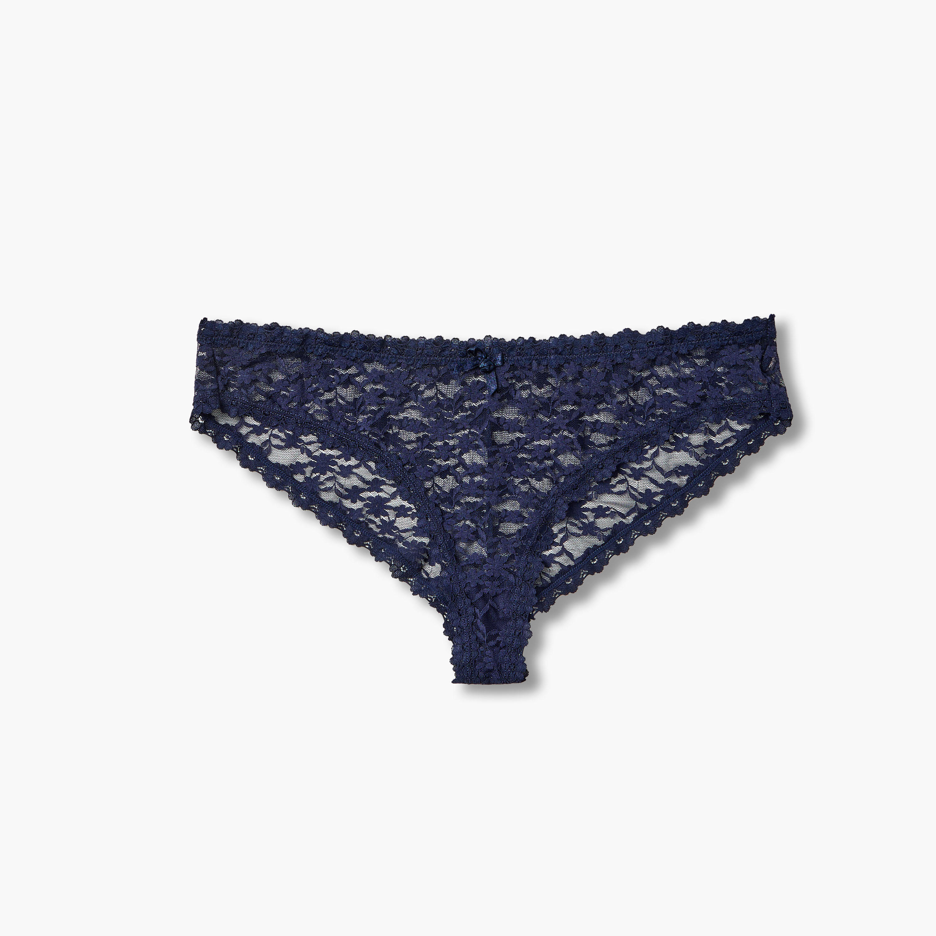 Bikini Panty with Lace Trim-women-clothing-lingerie-panties-image-2
