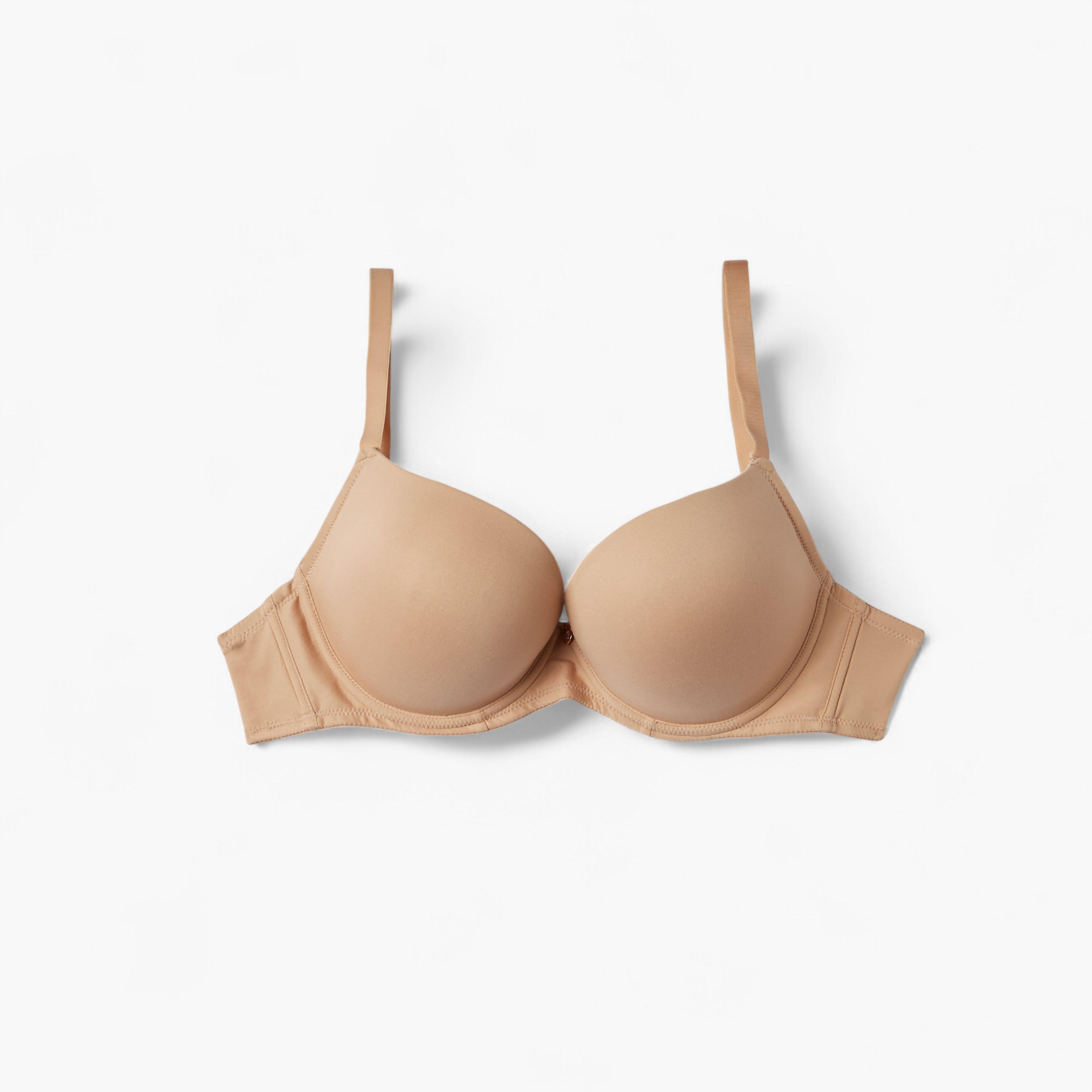 Double Push Up Bra with Hook and Eye Closure-women-clothing-lingerie-bras-image-1