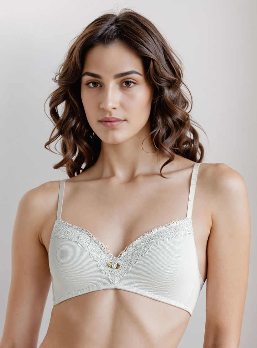 صدرية بلانج تغطية متوسطة بتفاصيل دانتيل - طقم من 2-women-clothing-lingerie-bras-image-6