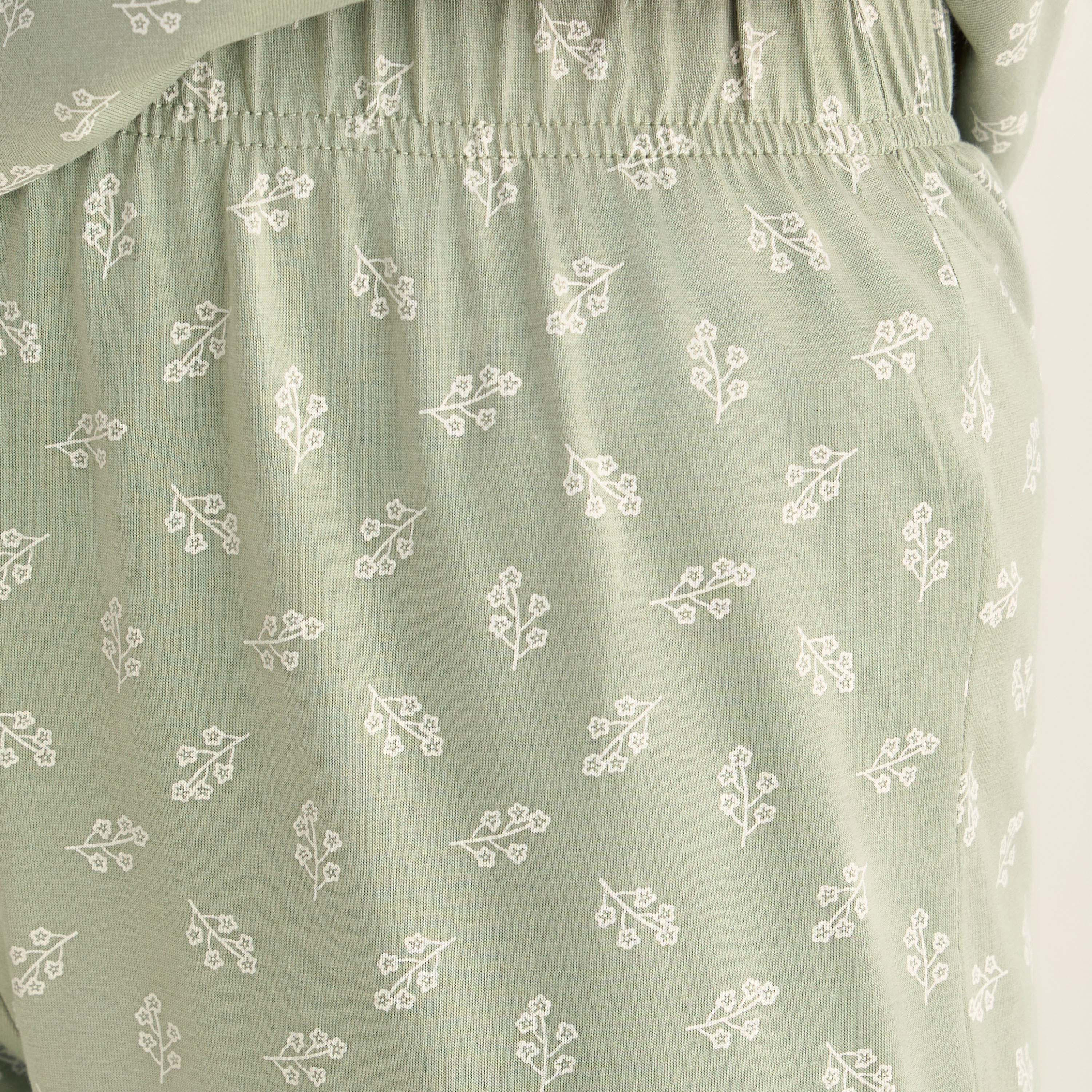 Pyjama Set T-shirt & Cotton Pants-women-clothing-nightwear-pyjamas-longsets-image-6