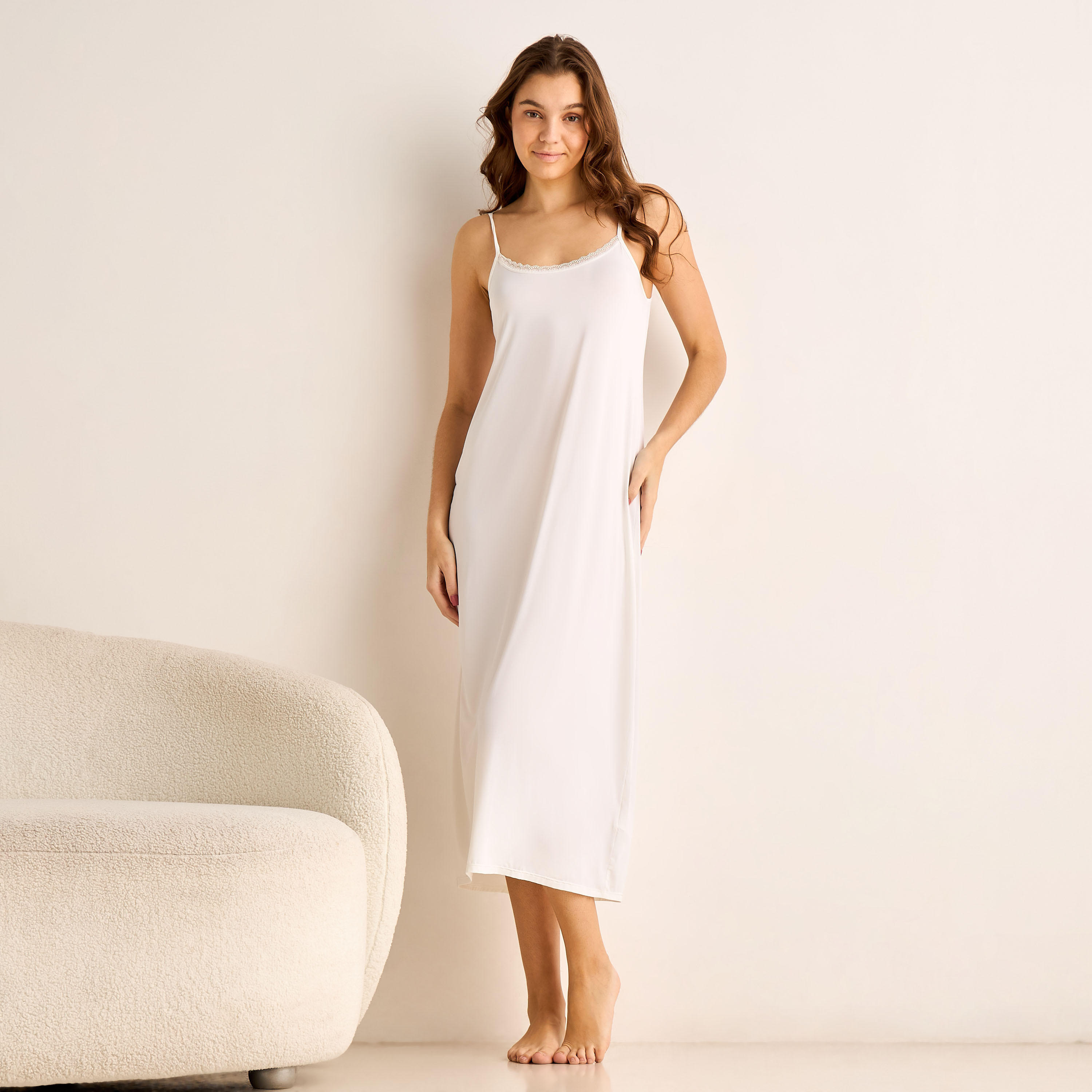 فستان نوم دون أكمام بدانتيل-women-clothing-nightwear-nighties-image-1