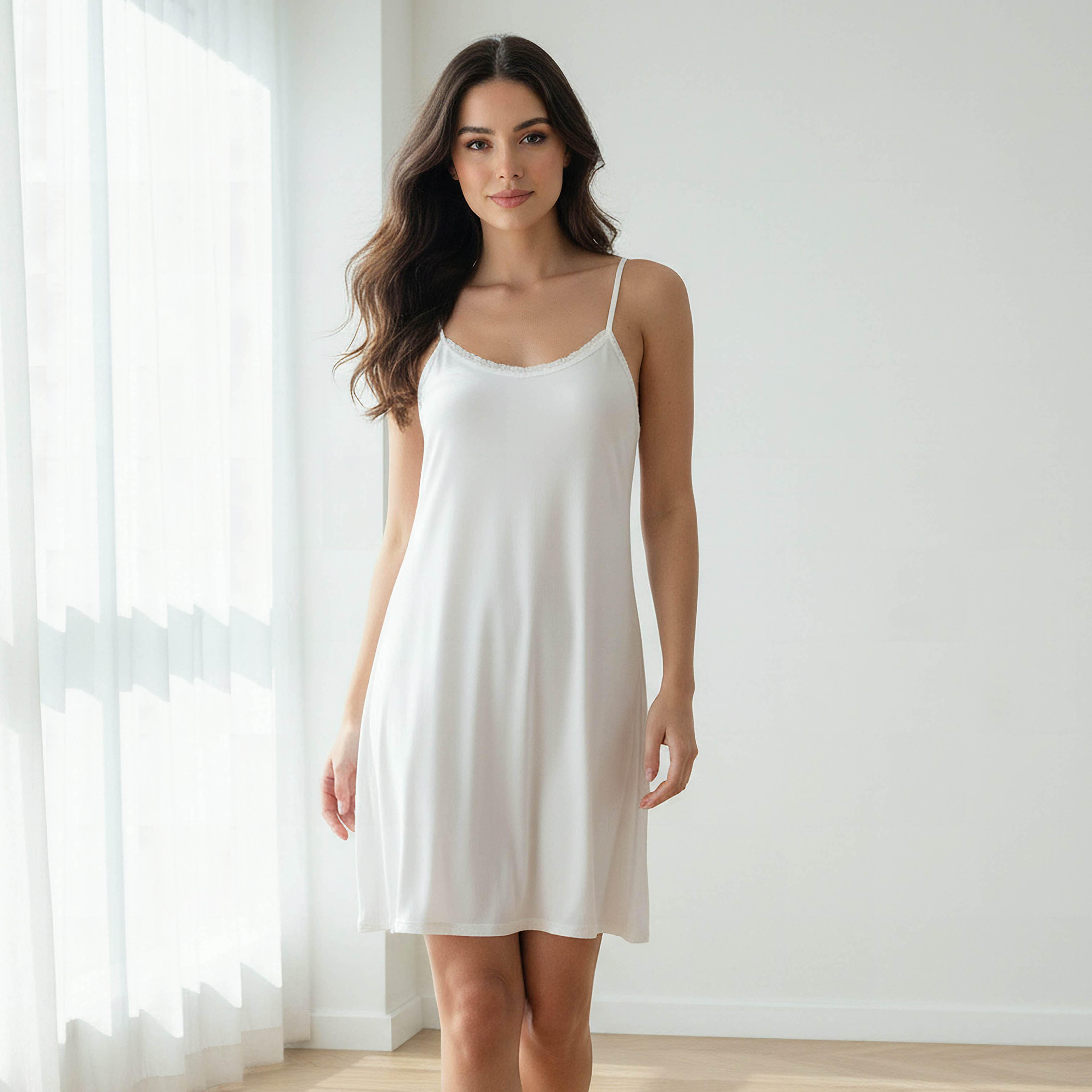 فستان سهل الارتداء بدون أكمام وحمّالات قابلة للتعديل-women-clothing-nightwear-nighties-image-4