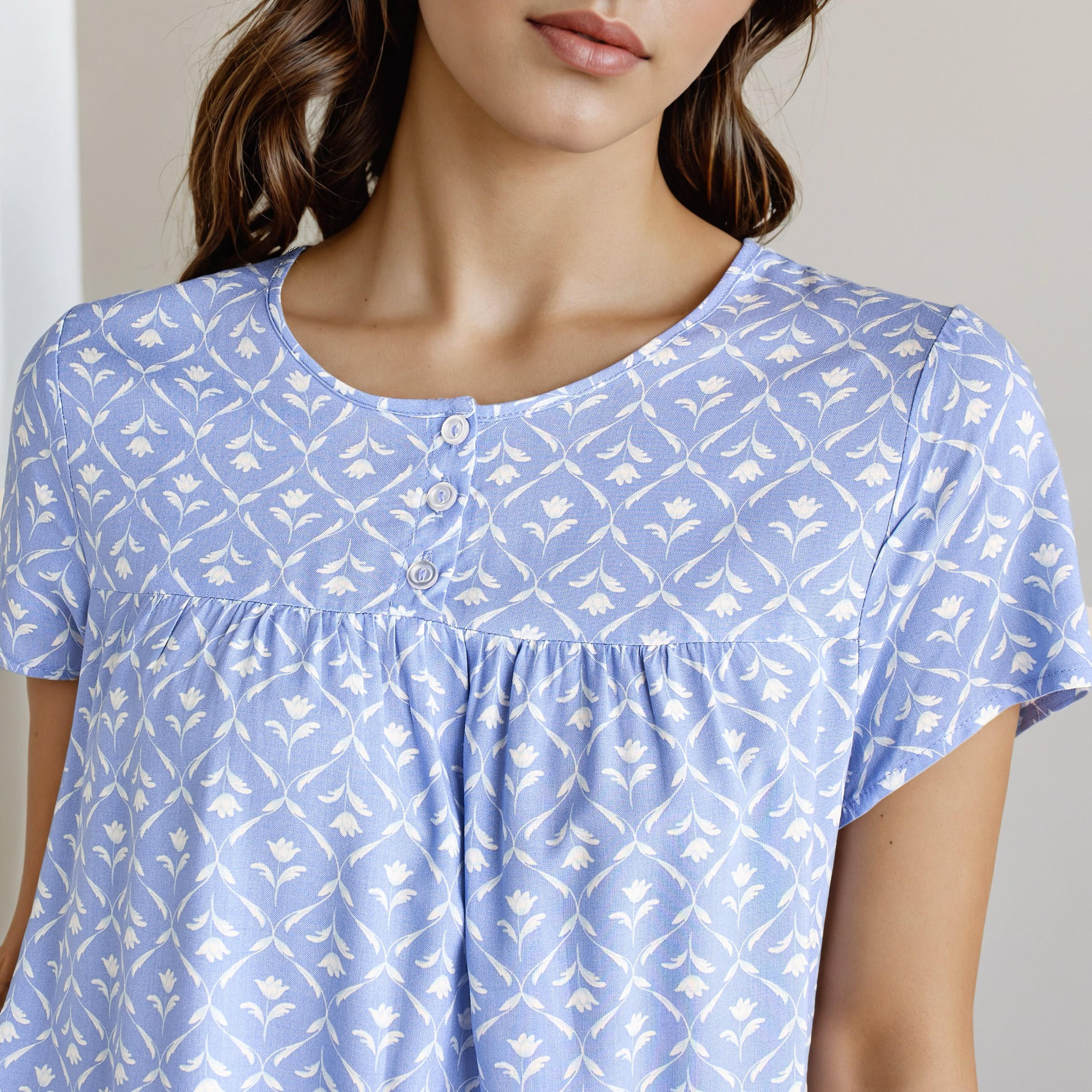 قميص نوم ميدي برقبة مستديرة-women-clothing-nightwear-nighties-image-3