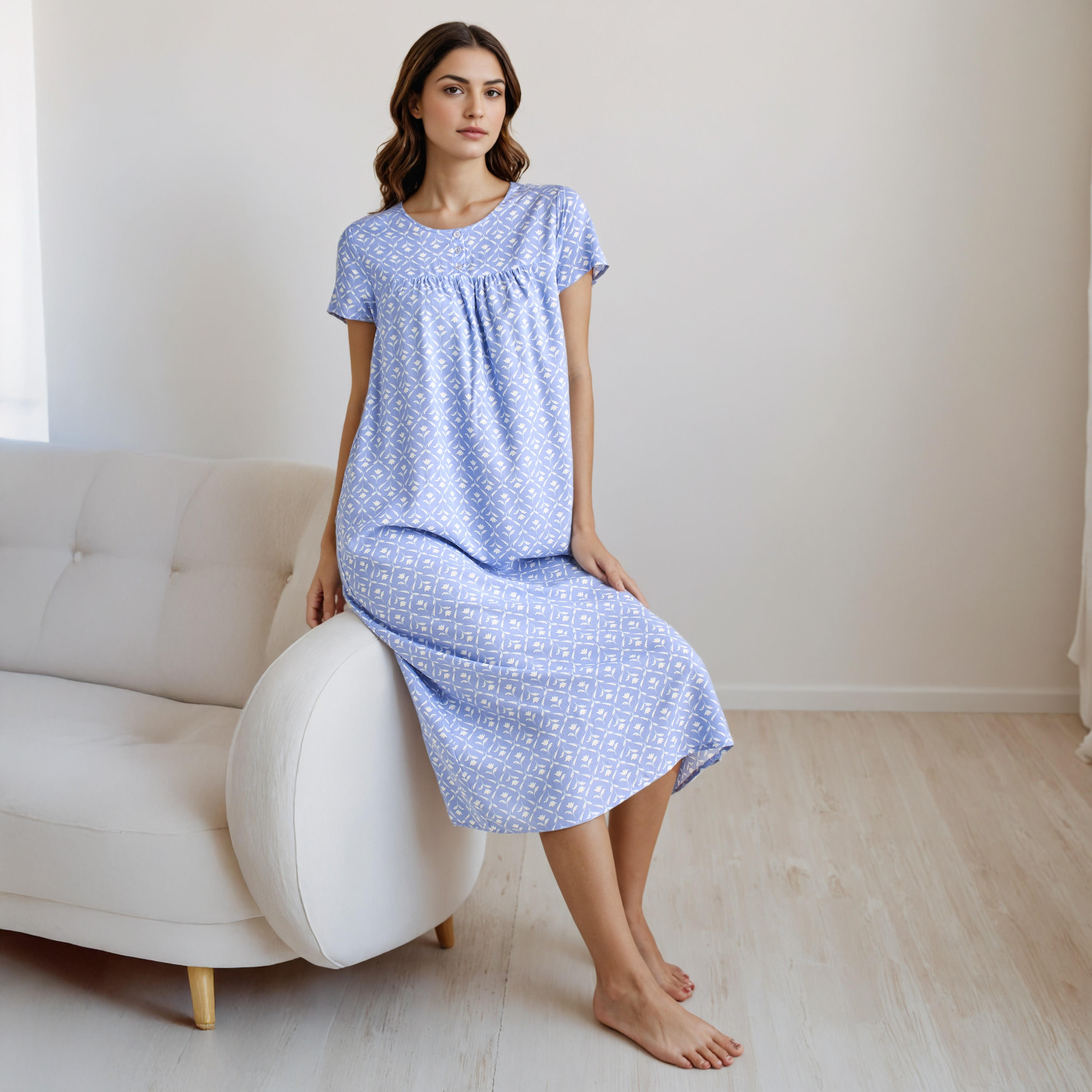 قميص نوم ميدي برقبة مستديرة-women-clothing-nightwear-nighties-image-5