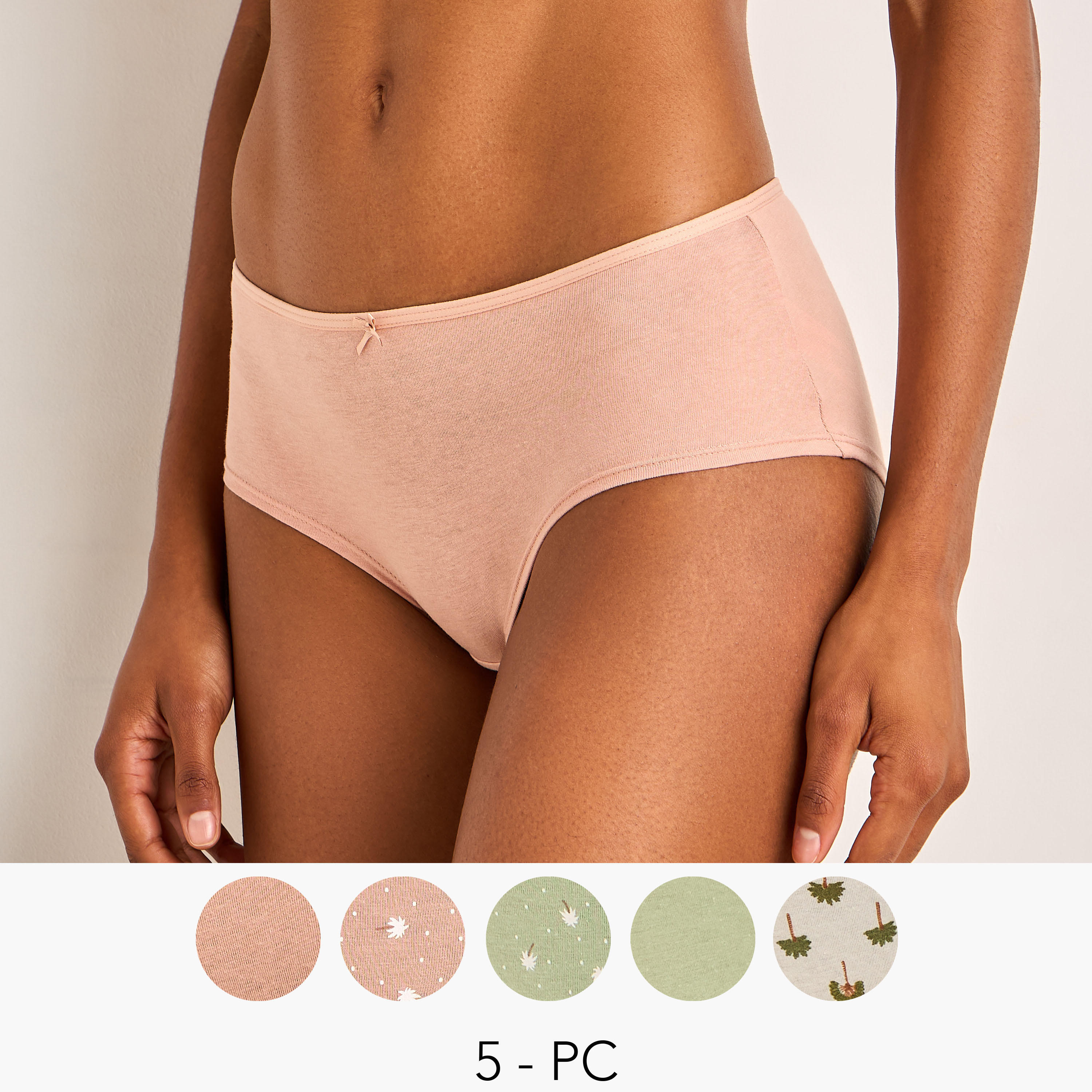 Set of 5 - Briefs with Assorted Design-women-clothing-lingerie-panties-image-1