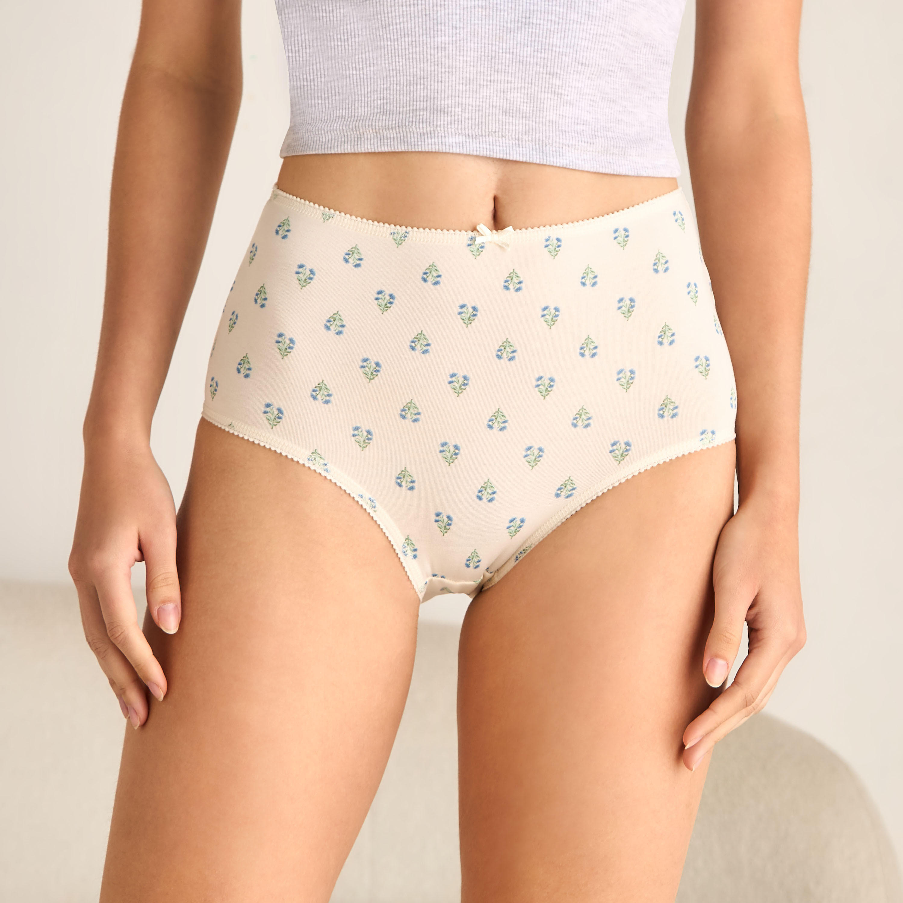 Set of 5 - Full Briefs High Waist with Assorted Print-women-clothing-lingerie-panties-image-7