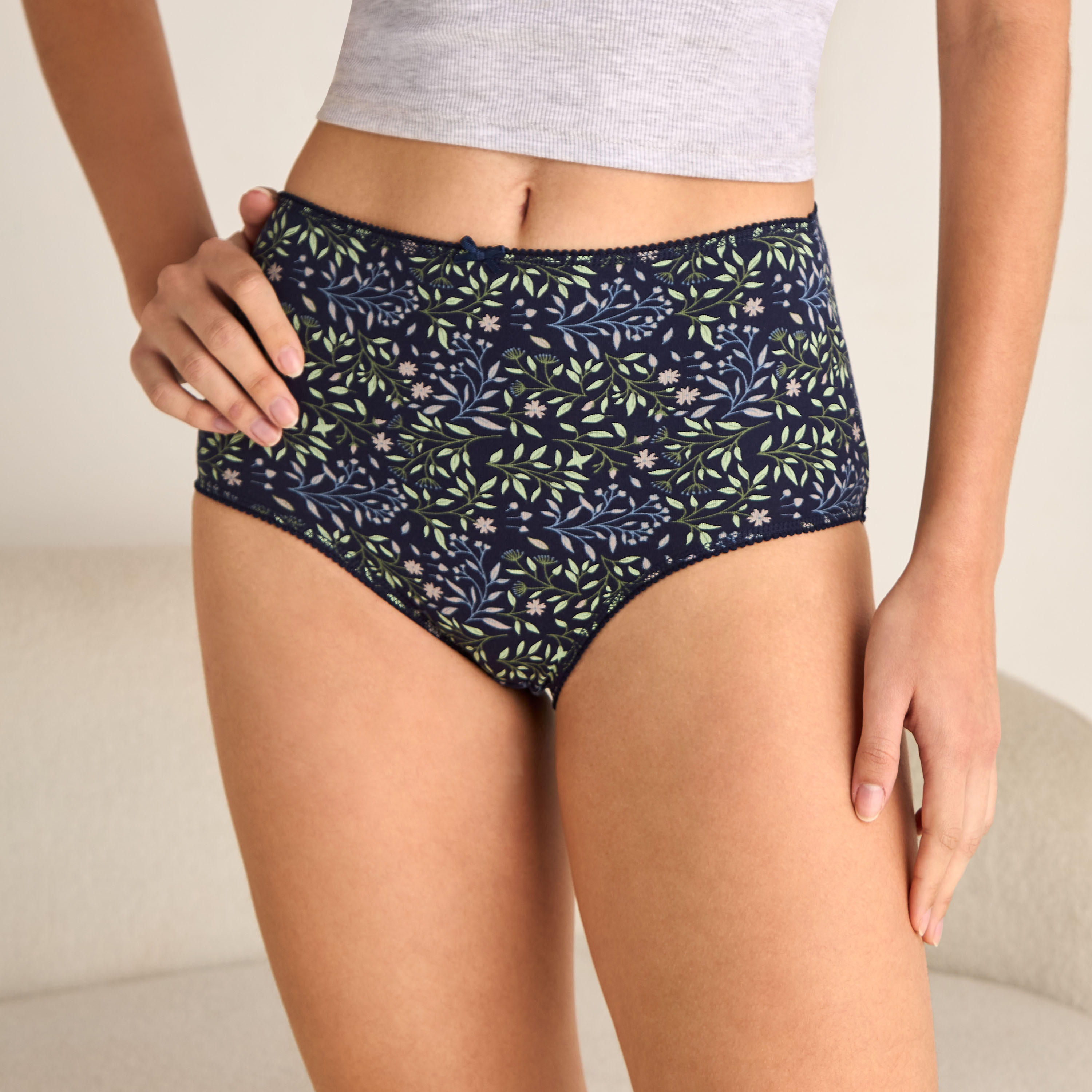 Set of 5 - Full Briefs High Waist with Assorted Print-women-clothing-lingerie-panties-image-9