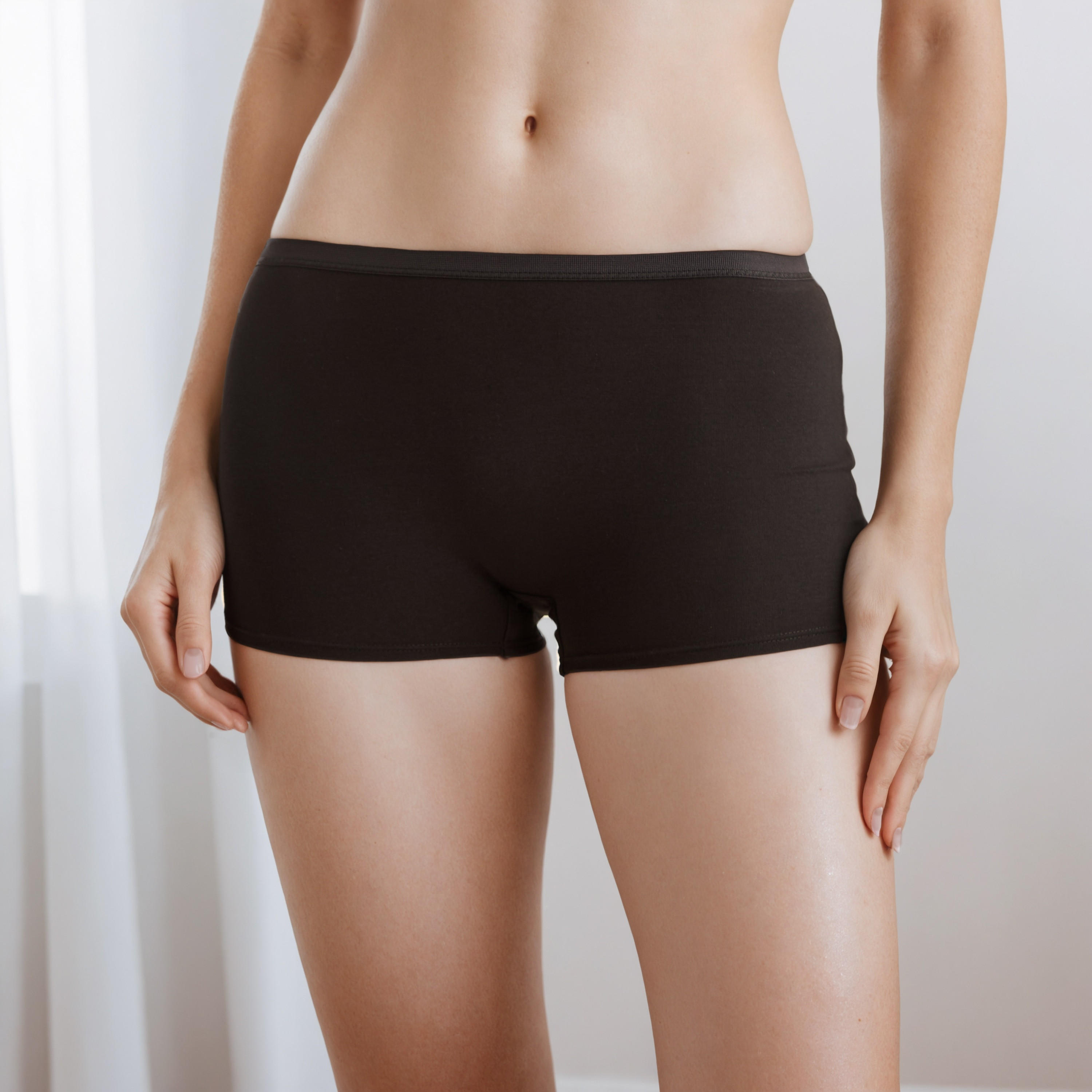 سروايل داخلية بوي ليج بخصر مطاطي - طقم من 5 قطع-women-clothing-lingerie-panties-image-7