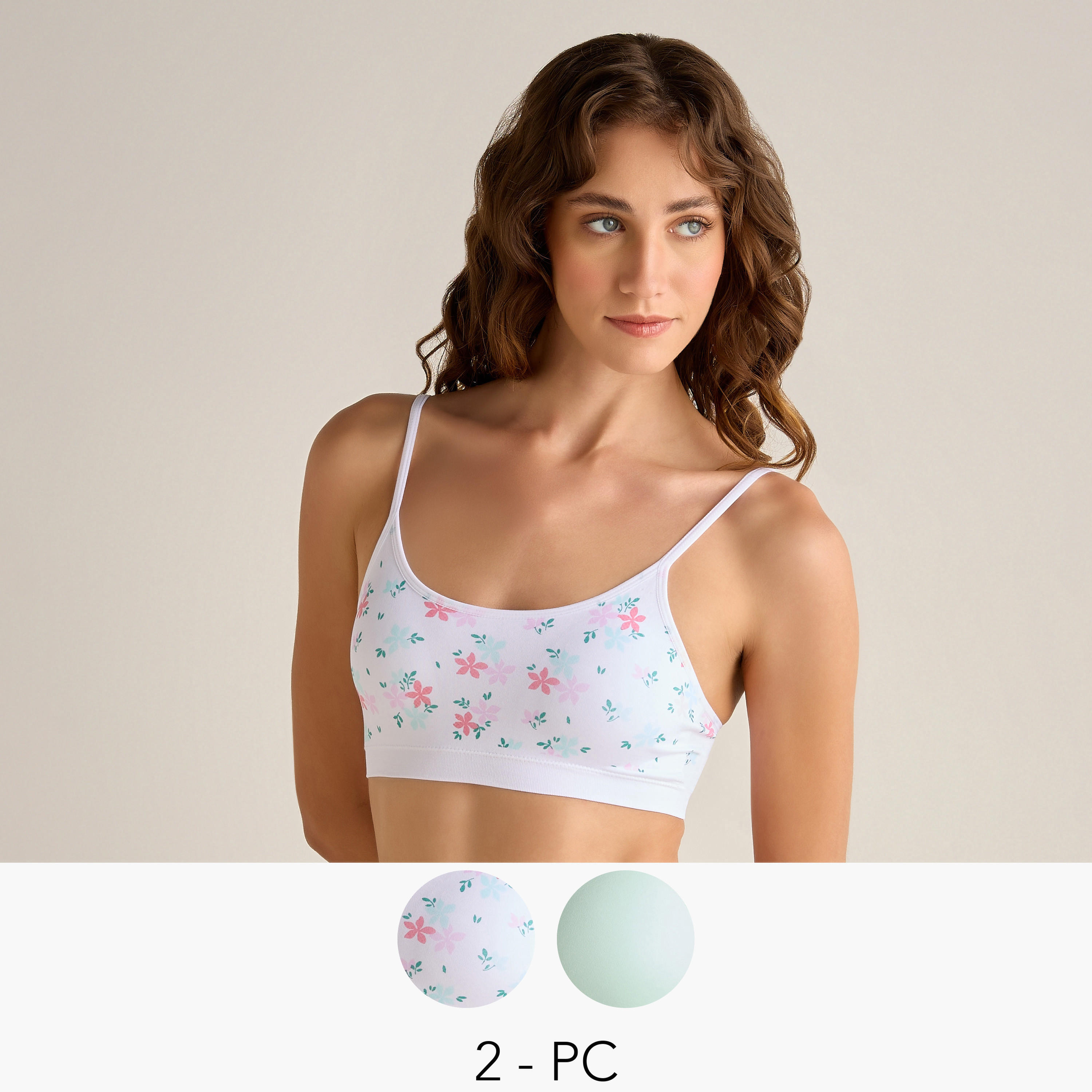 Bralette Medium Coverage Seamless -  Pack of 2-women-clothing-lingerie-bras-image-1