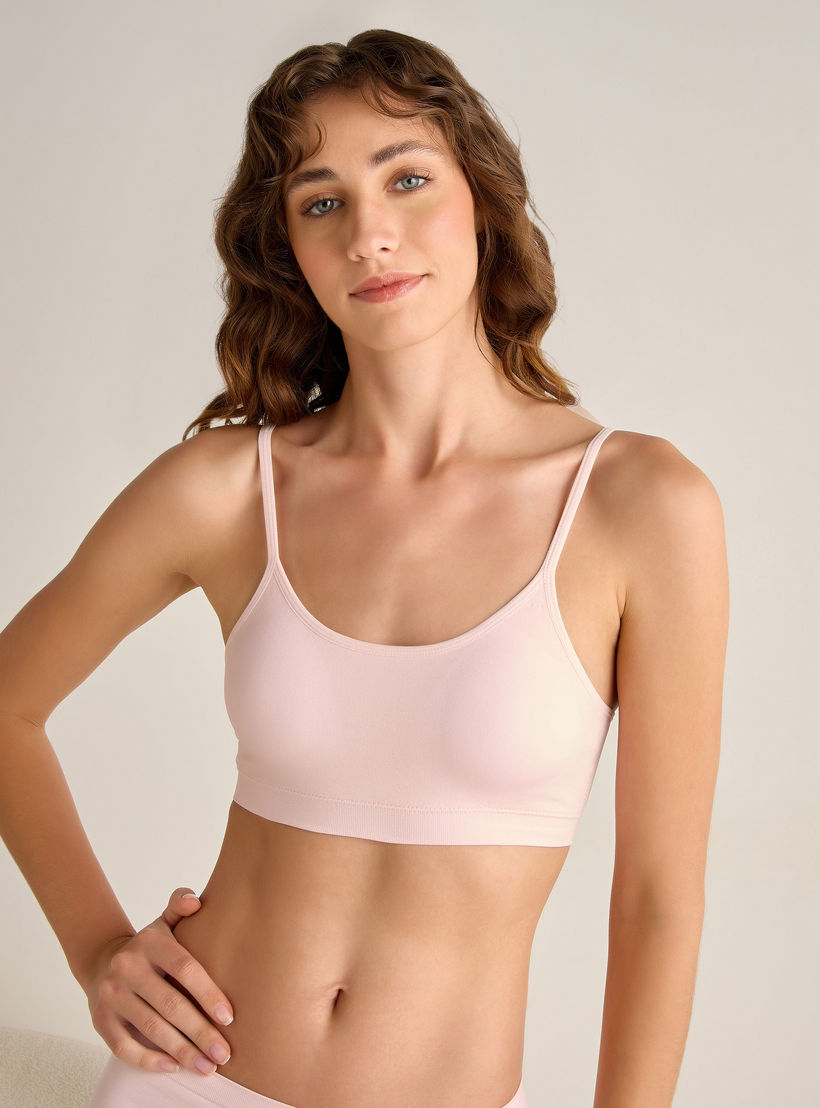 صدرية بدون درزات بتغطية متوسطة - طقم من 2-women-clothing-lingerie-bras-image-6
