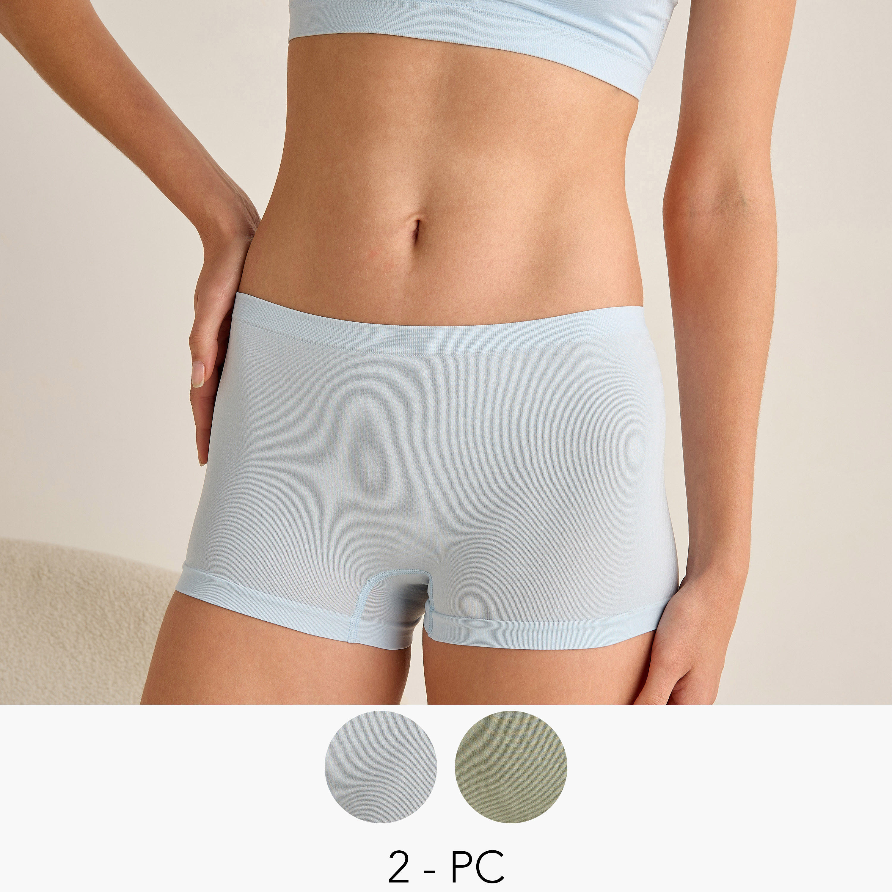 سروال بوكسر - طقم من قطعتين-women-clothing-lingerie-panties-image-6