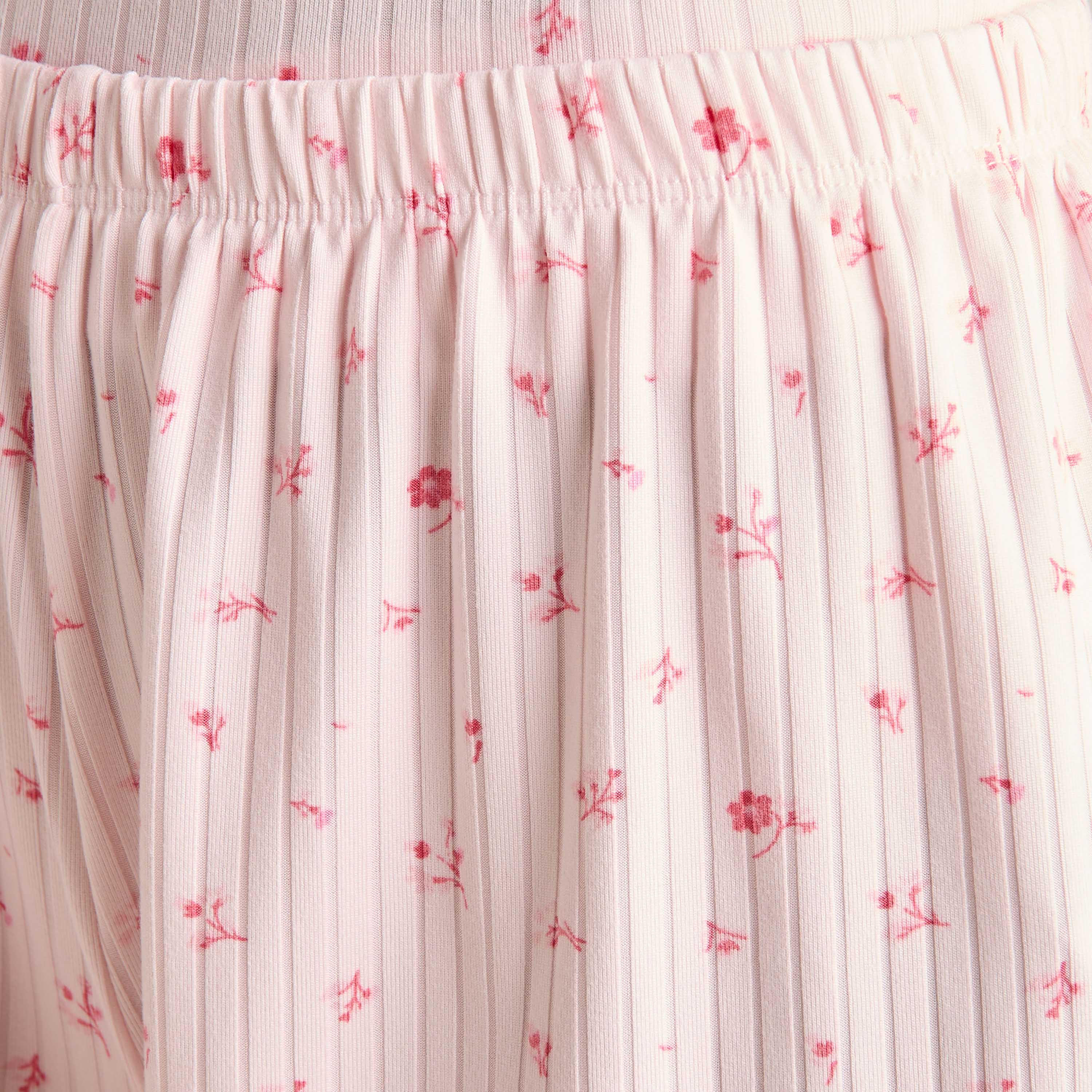 Shorts Ribbed Texture-women-clothing-nightwear-pyjamas-bottoms-image-3