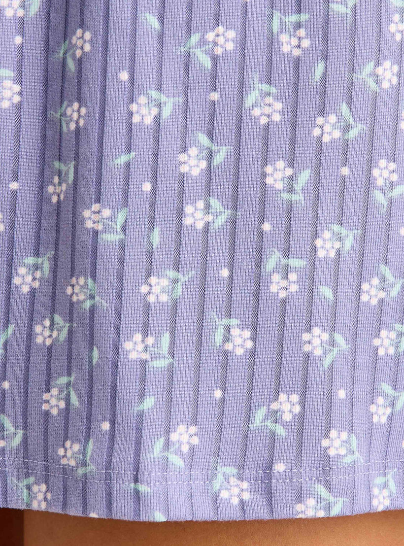 شورت مضلع بارز الملمس-women-clothing-nightwear-pyjamas-bottoms-image-5