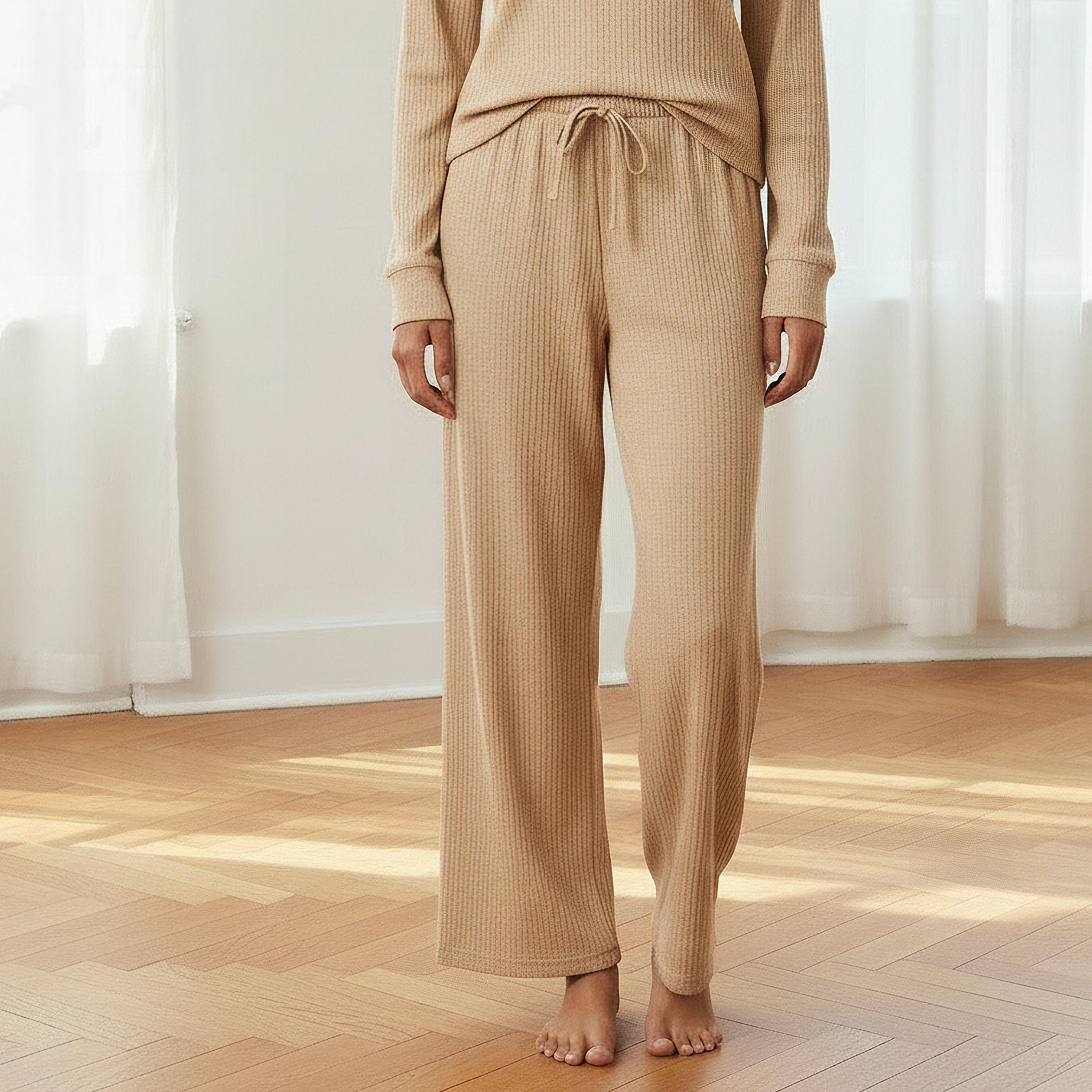 طقم بيجاما بلوزة وبنطلون-women-clothing-nightwear-pyjamas-longsets-image-4