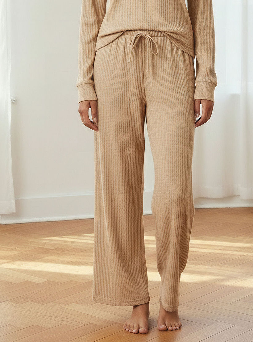 طقم بيجاما بلوزة وبنطلون-women-clothing-nightwear-pyjamas-longsets-image-4