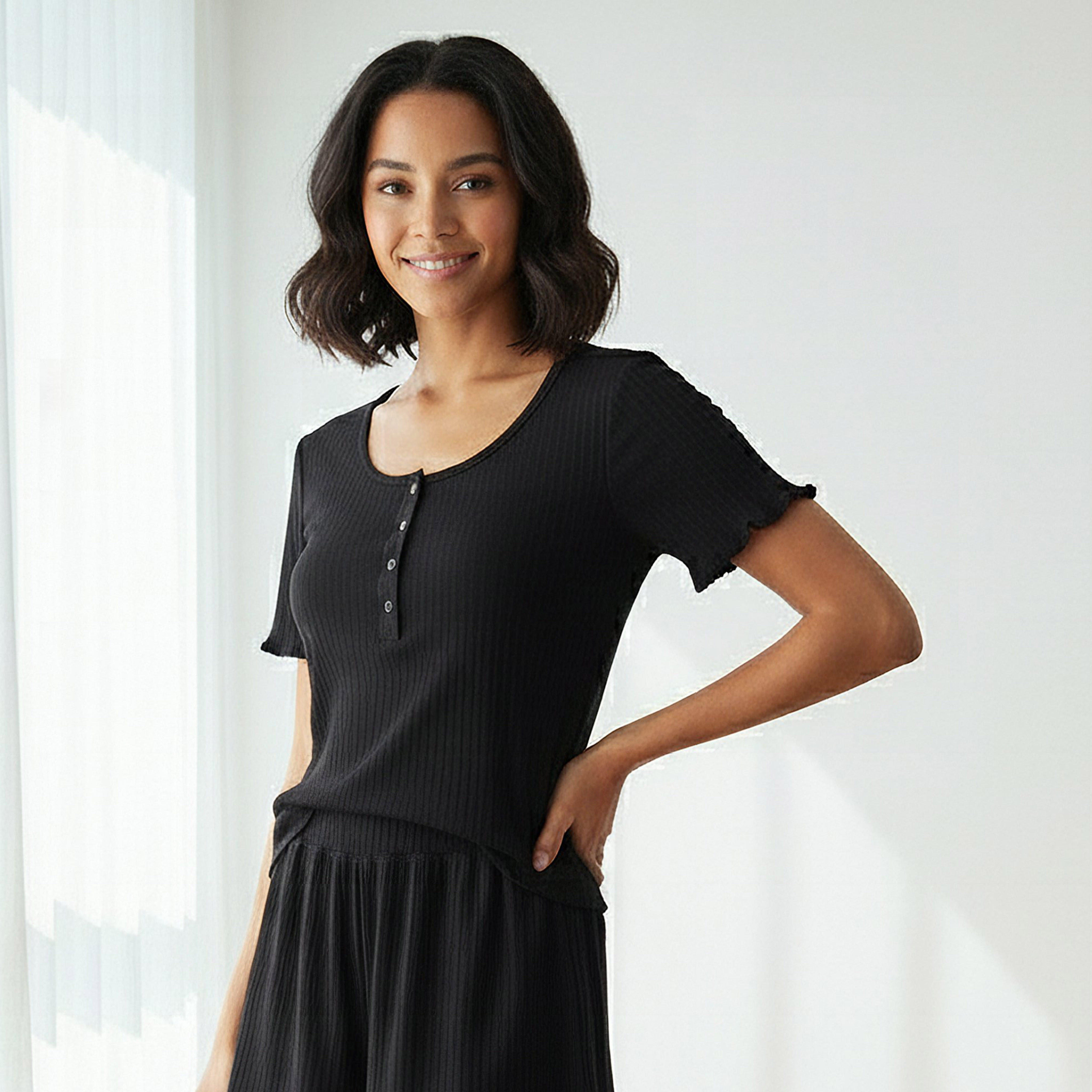 Pyjama Short Set Top & Shorts-women-clothing-nightwear-pyjamas-shortsets-image-2