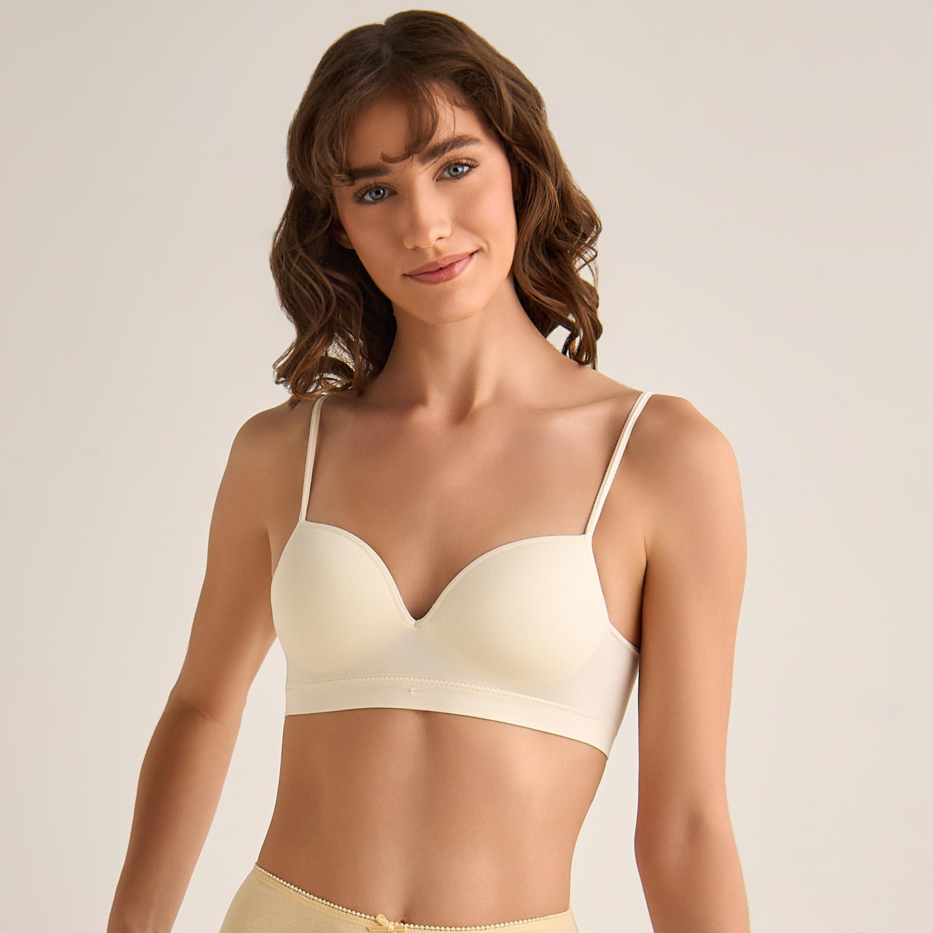 Skins Seamless Plunge Bra-women-clothing-lingerie-bras-image-1