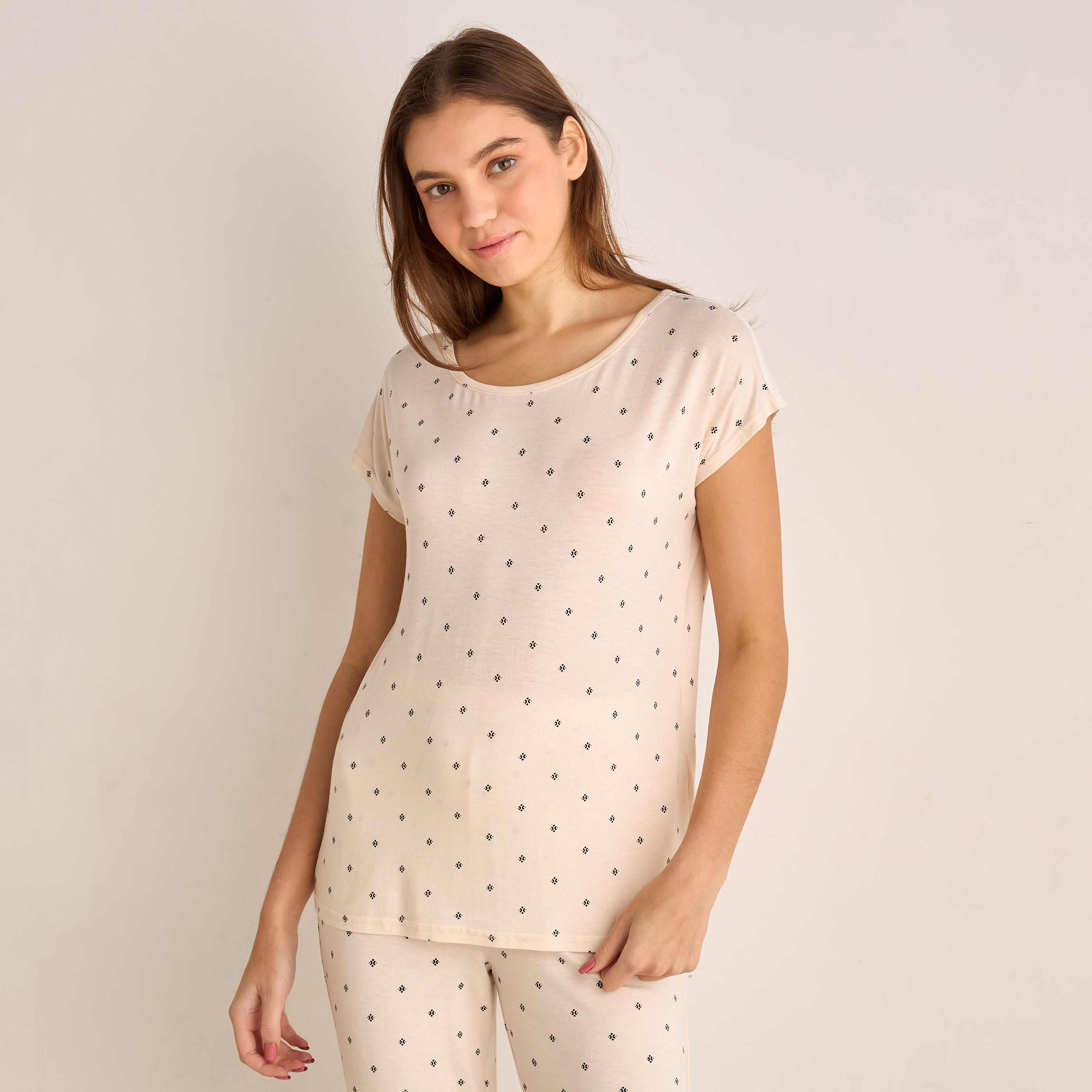 طقم بيجاما من بلوزة وبنطلون-women-clothing-nightwear-pyjamas-longsets-image-5