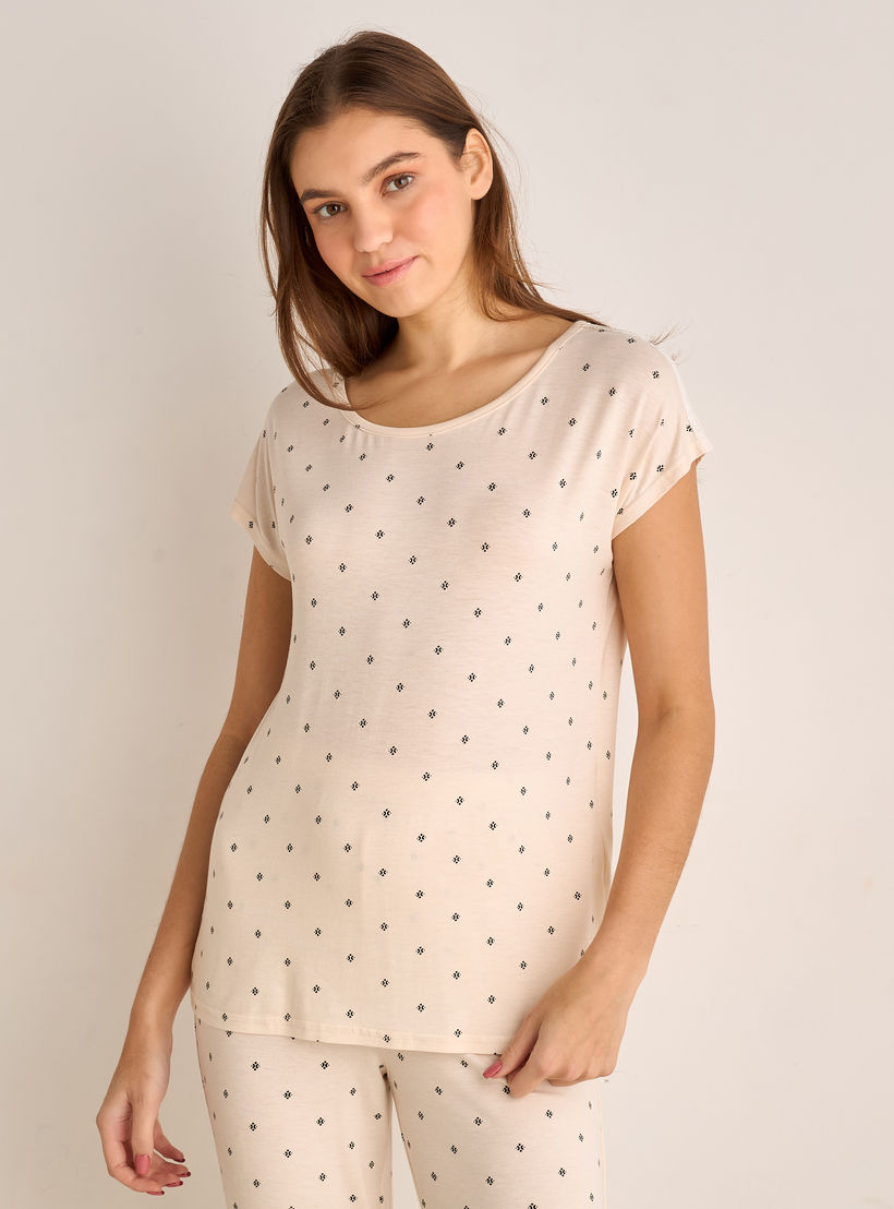 طقم بيجاما من بلوزة وبنطلون-women-clothing-nightwear-pyjamas-longsets-image-2