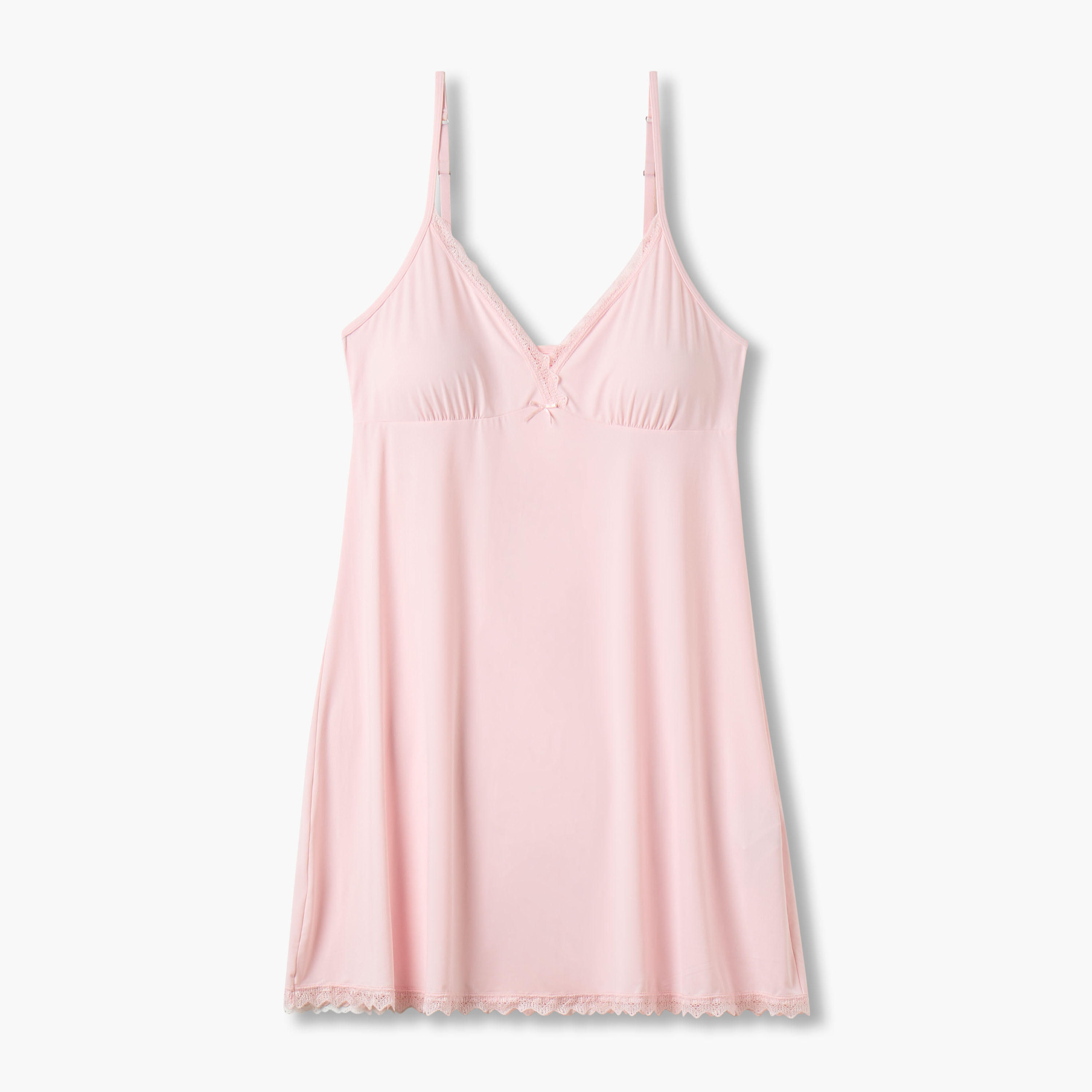 فستان داخلي دون أكمام بحافة دانتيل-women-clothing-nightwear-nighties-image-1