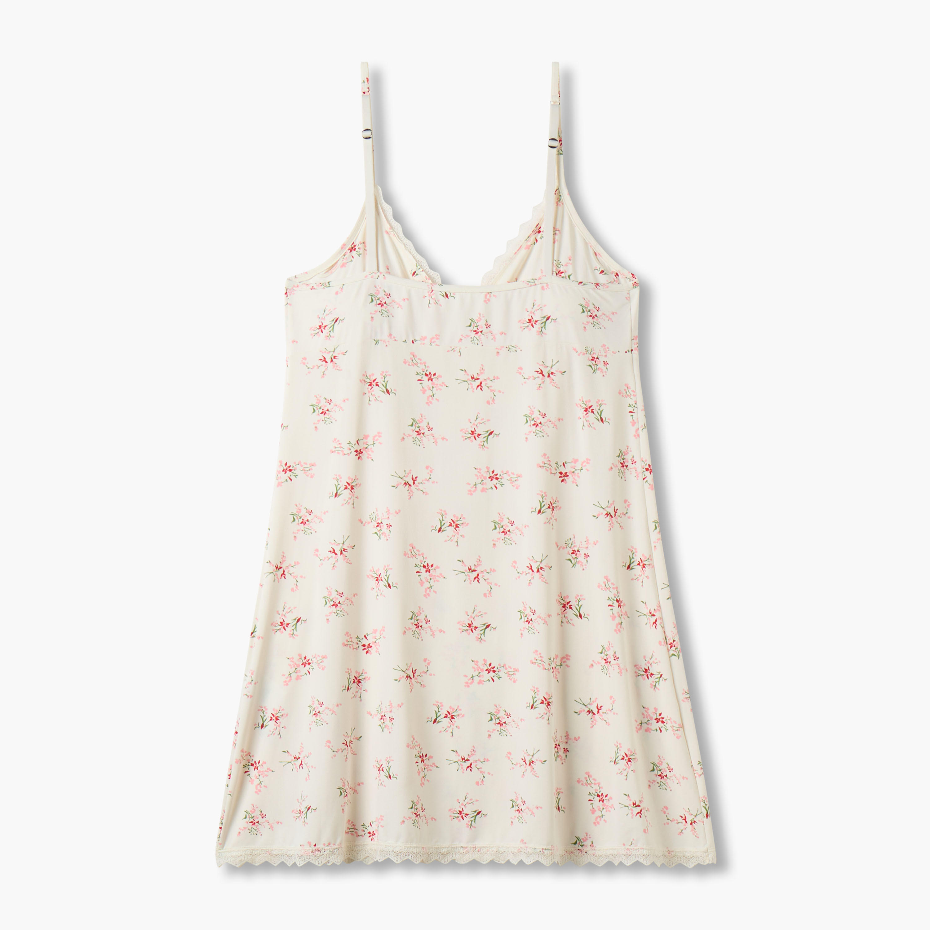 Slip Dress Sleeveless Lace Trim-women-clothing-nightwear-nighties-image-2