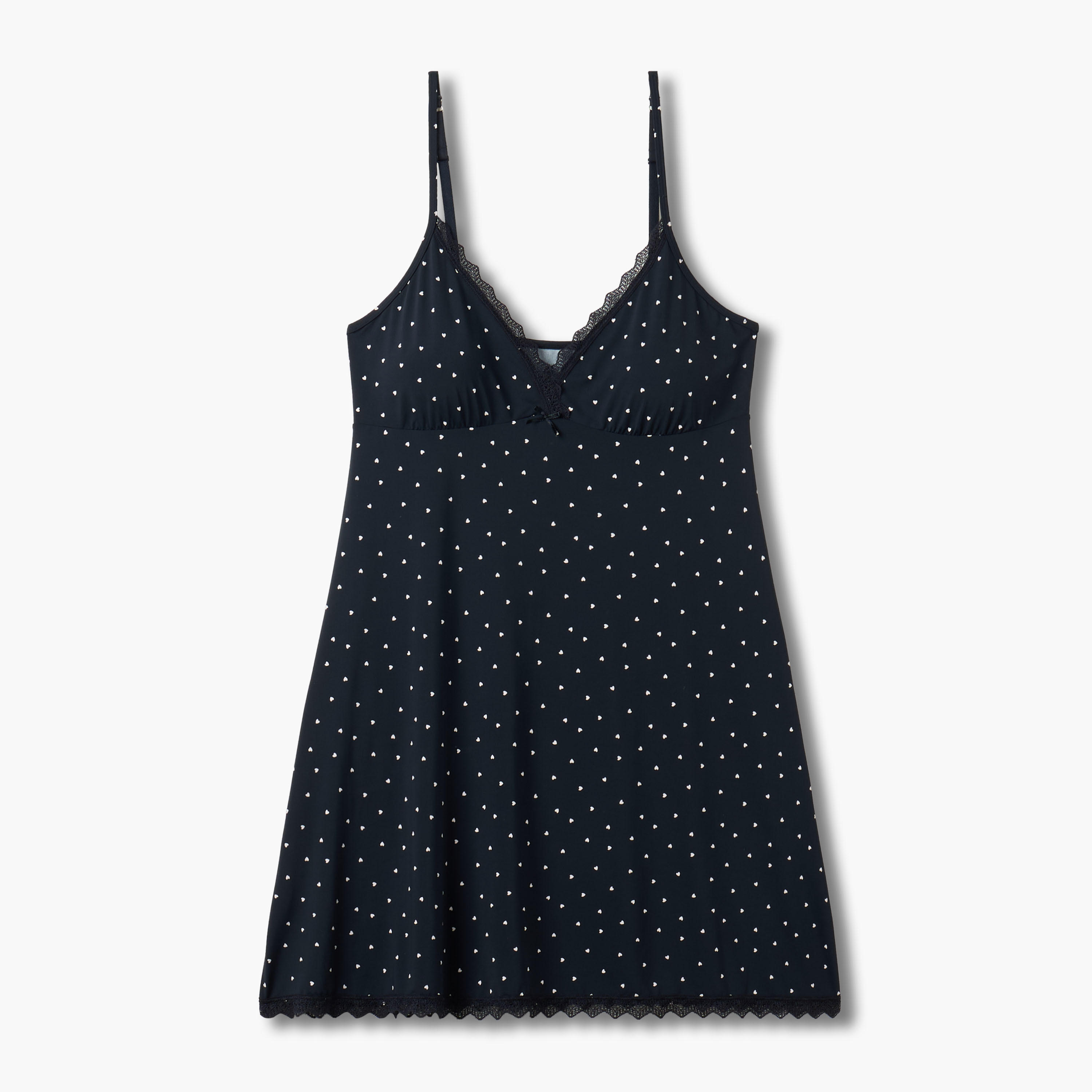 فستان داخلي دون أكمام بحافة دانتيل-women-clothing-nightwear-nighties-image-1