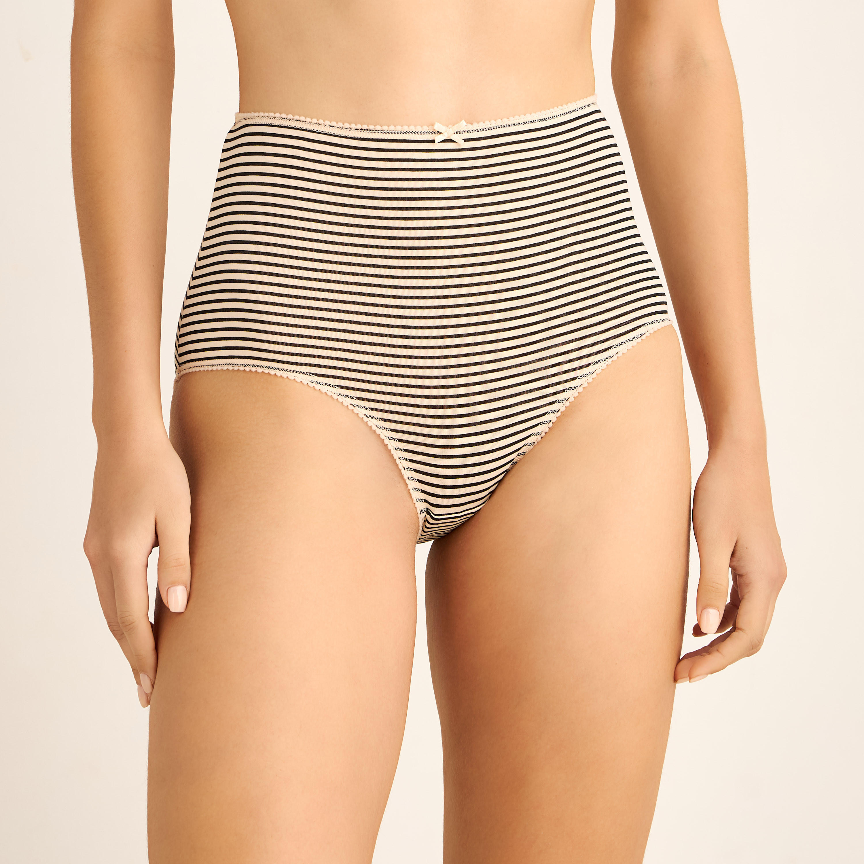 Set of 5 - Assorted High-Waist Full Briefs-women-clothing-lingerie-panties-image-2