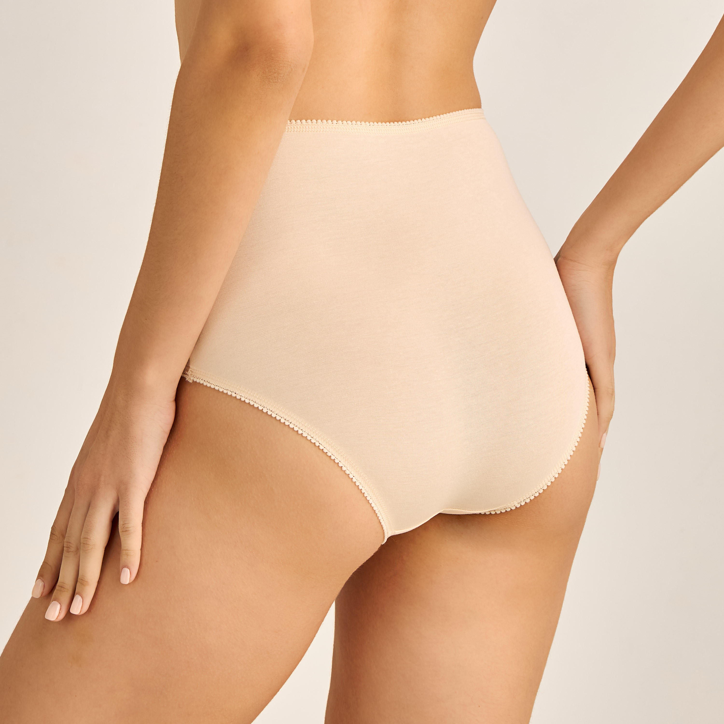 Set of 5 - Assorted High-Waist Full Briefs-women-clothing-lingerie-panties-image-6