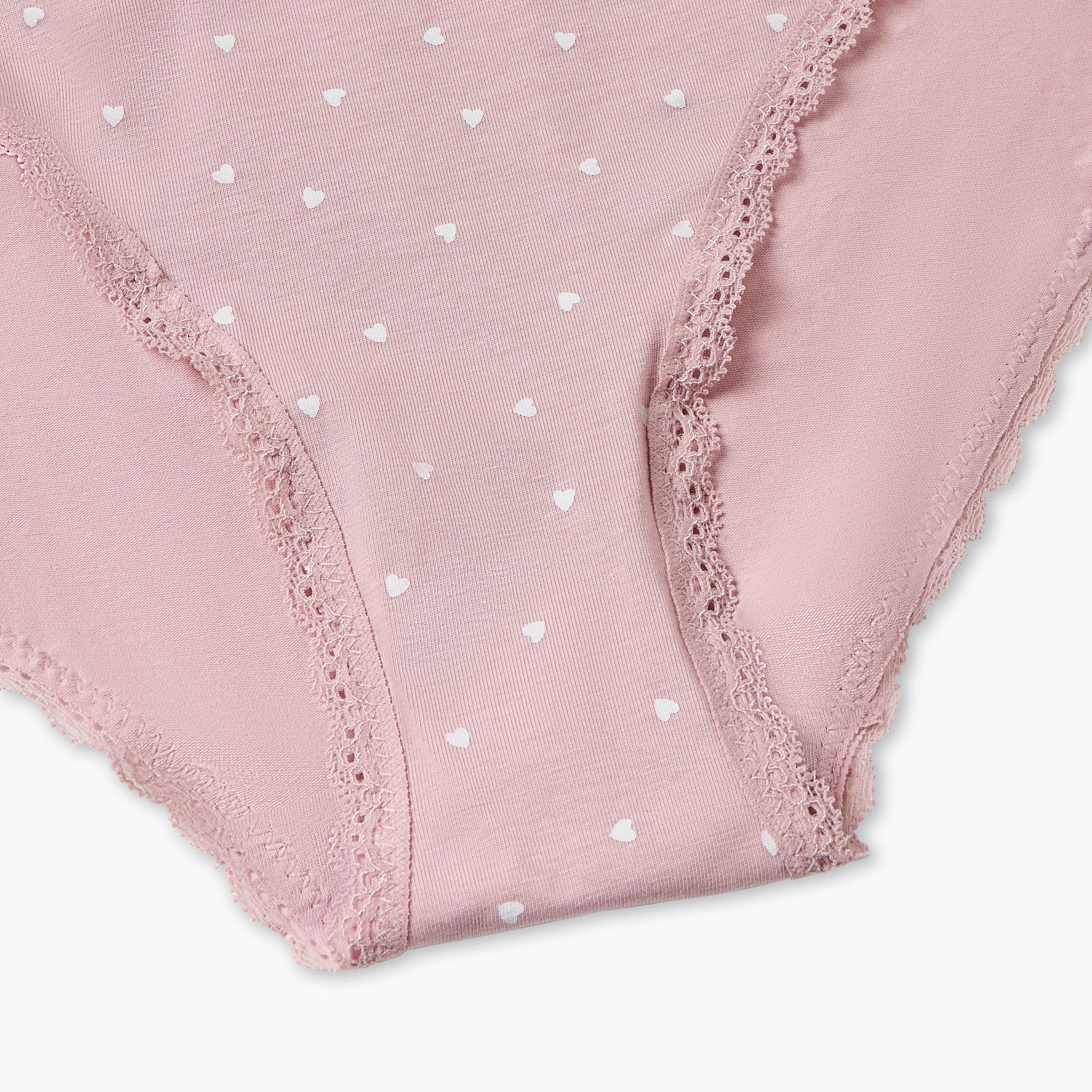 سروال داخلي بقصة دانتيل وطبعات-women-clothing-lingerie-panties-image-1