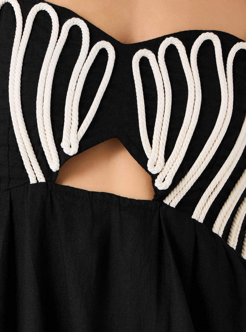 فستان طويل بتفاصيل مفرغة للنساء-women-clothing-swimandbeach-beachwear-image-6