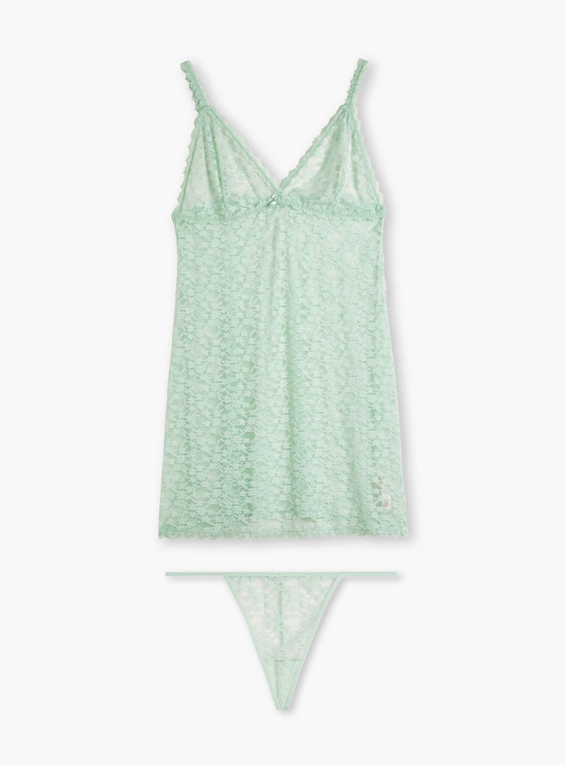 Slip Dress Sleeveless with Adjustable Straps-women-clothing-nightwear-nighties-image-1