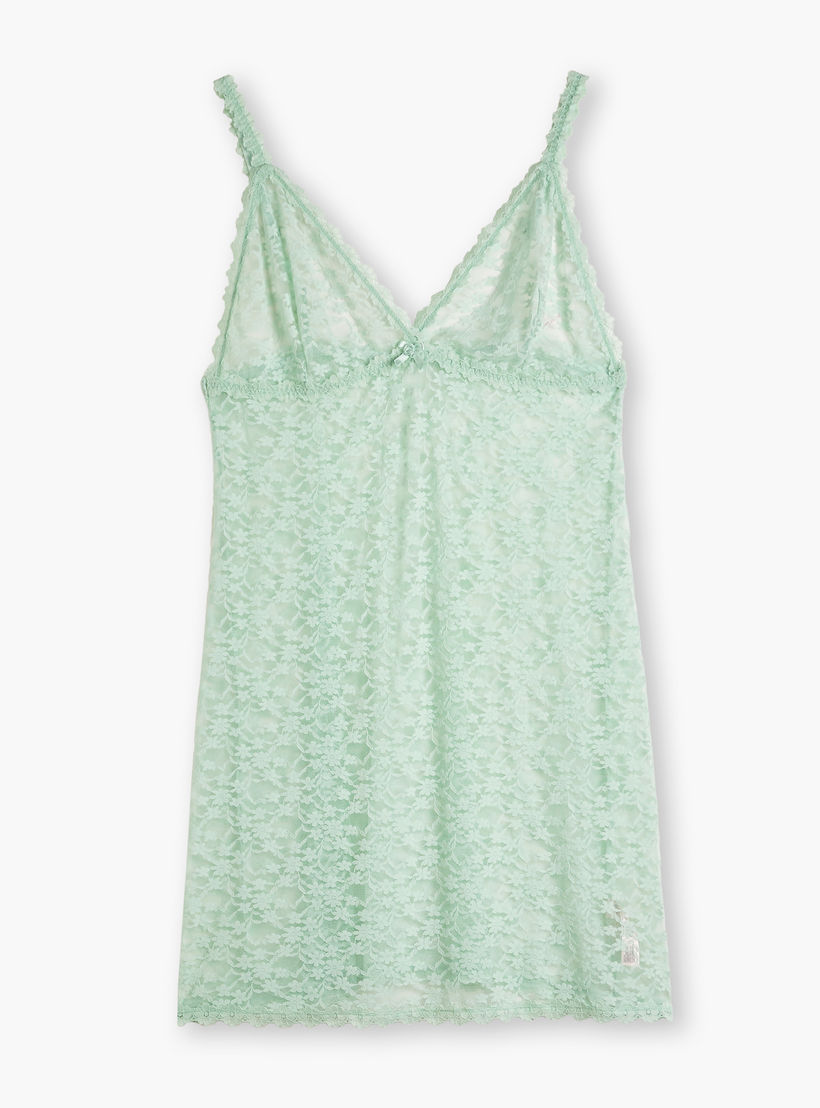 Slip Dress Sleeveless with Adjustable Straps-women-clothing-nightwear-nighties-image-2