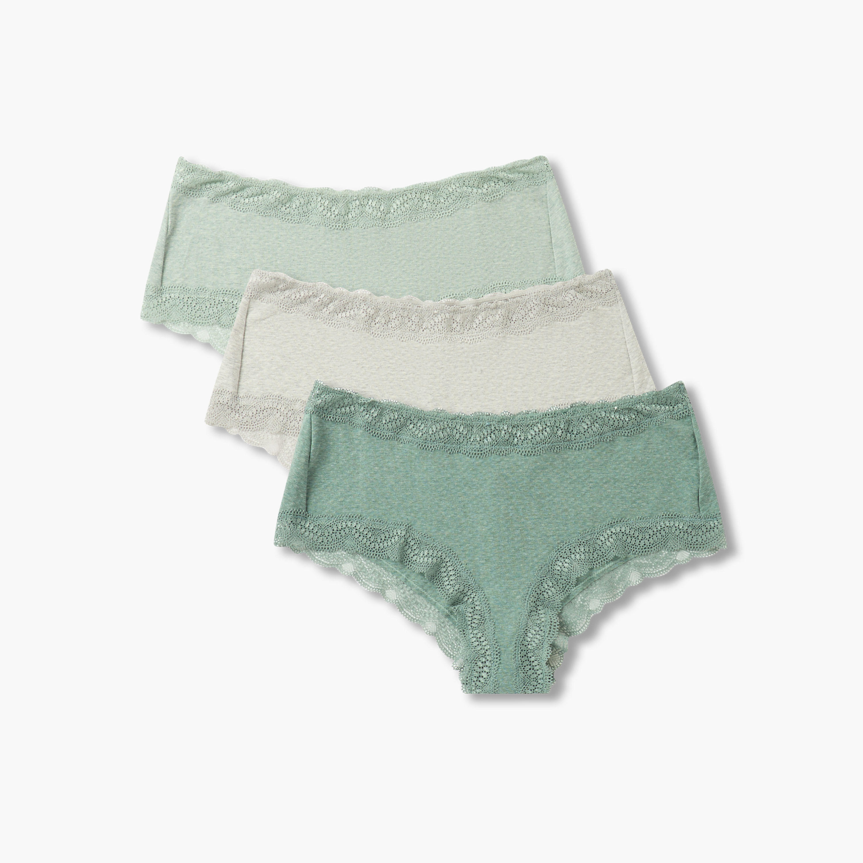 Set of 3 - Hipster Briefs with Lace Trim-women-clothing-lingerie-panties-image-1