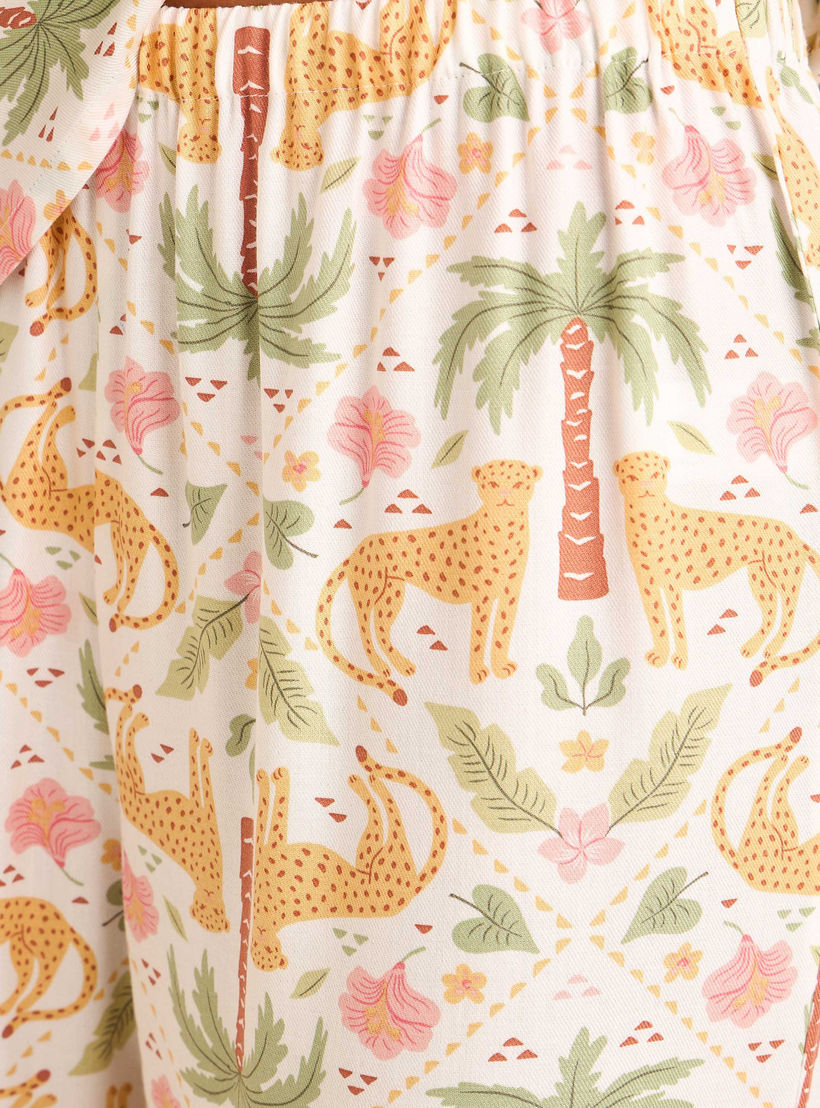 طقم بيجاما فيسكوز بلوزة وبنطلون-women-clothing-nightwear-pyjamas-longsets-image-5