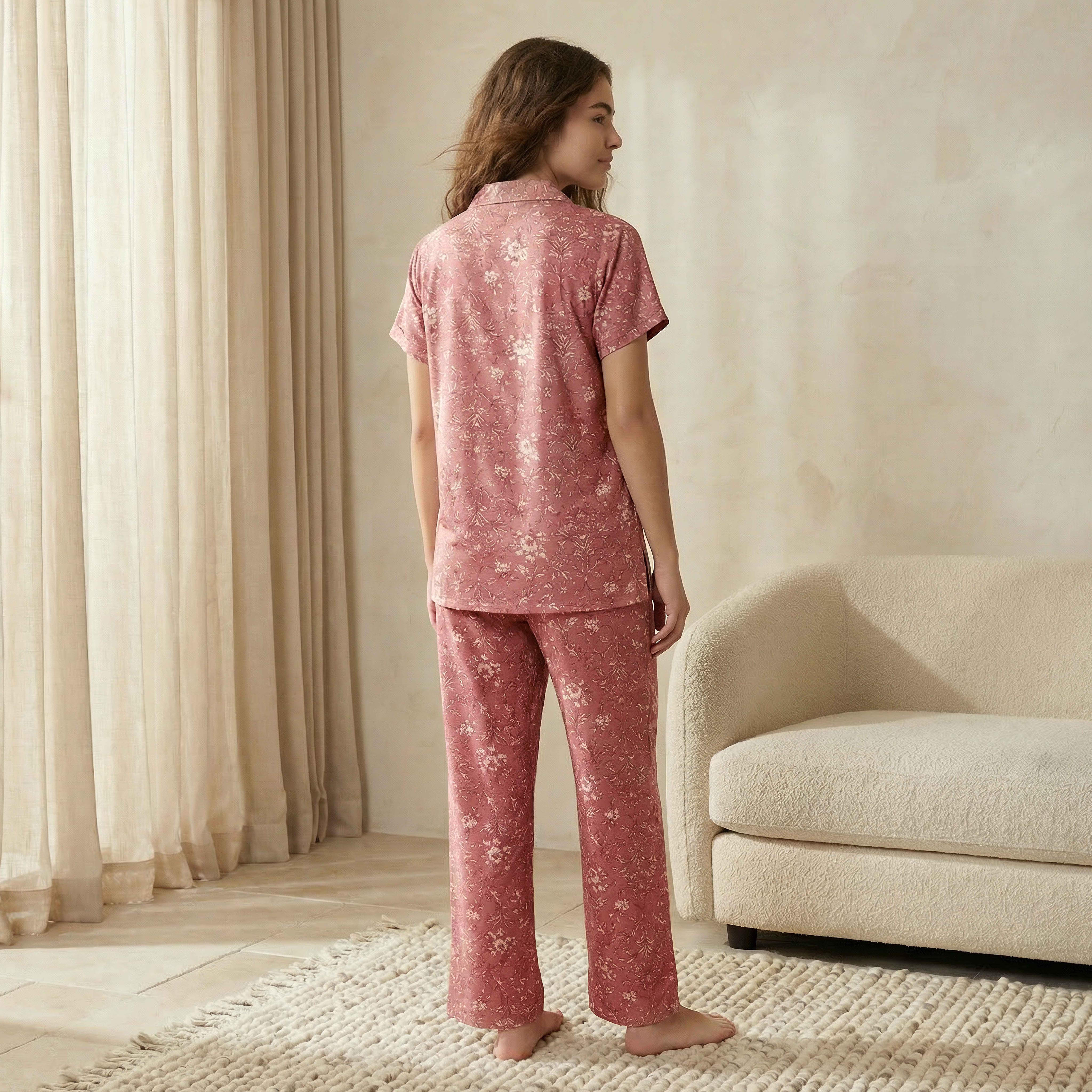 Pyjama Set Top & Trousers Viscose-women-clothing-nightwear-pyjamas-longsets-image-4
