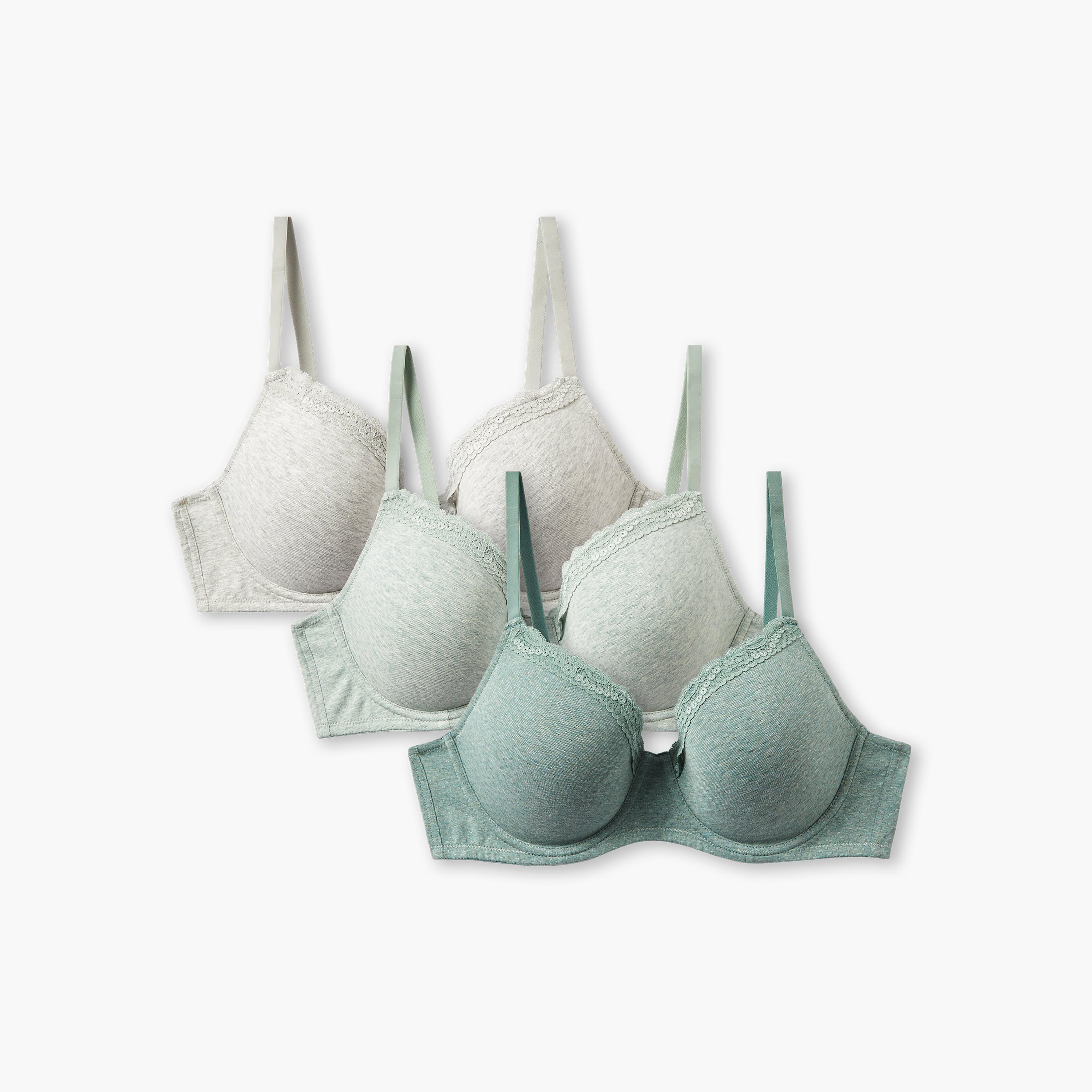 صدرية ديمي بقصة دانتيل 3 قطع-women-clothing-lingerie-bras-image-7