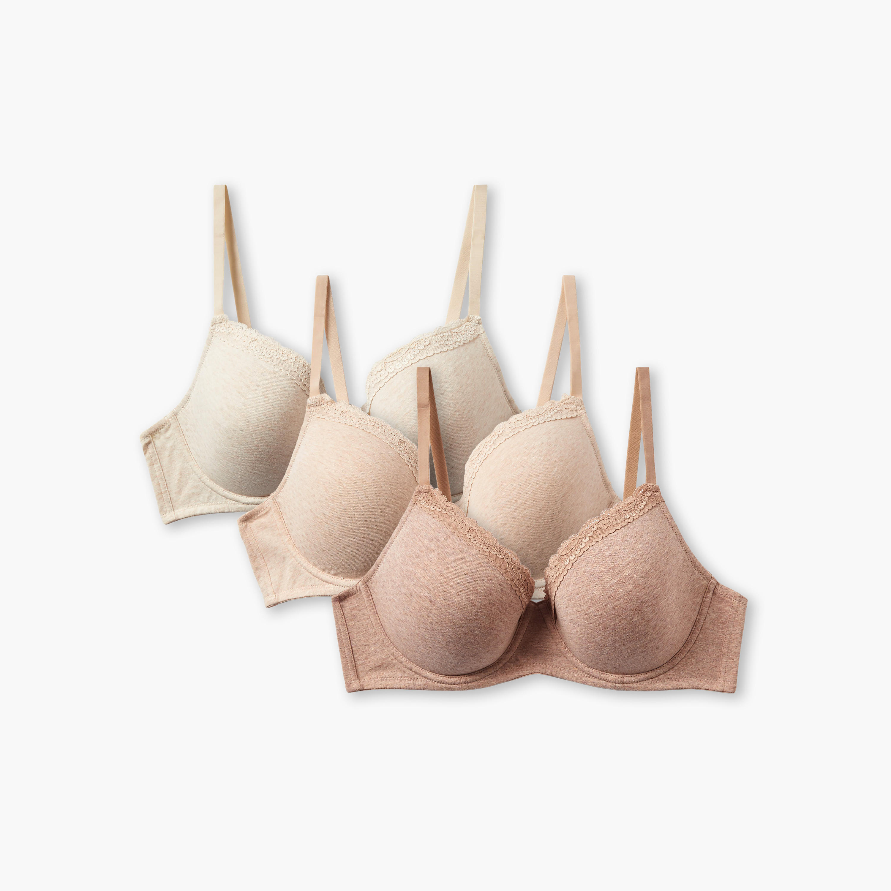 3-Pack Demi Bra Lace Trim-women-clothing-lingerie-bras-image-1