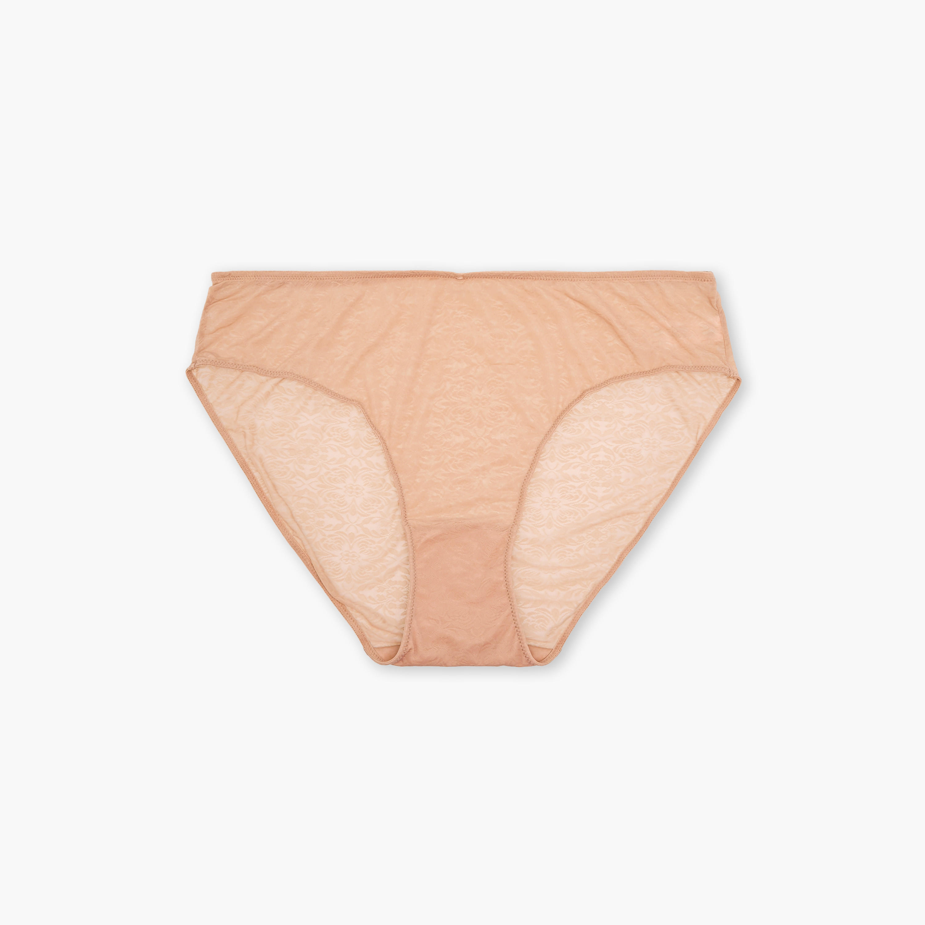 سراويل بيكيني بنمط أزهار بارز الملمس-women-clothing-lingerie-panties-image-2