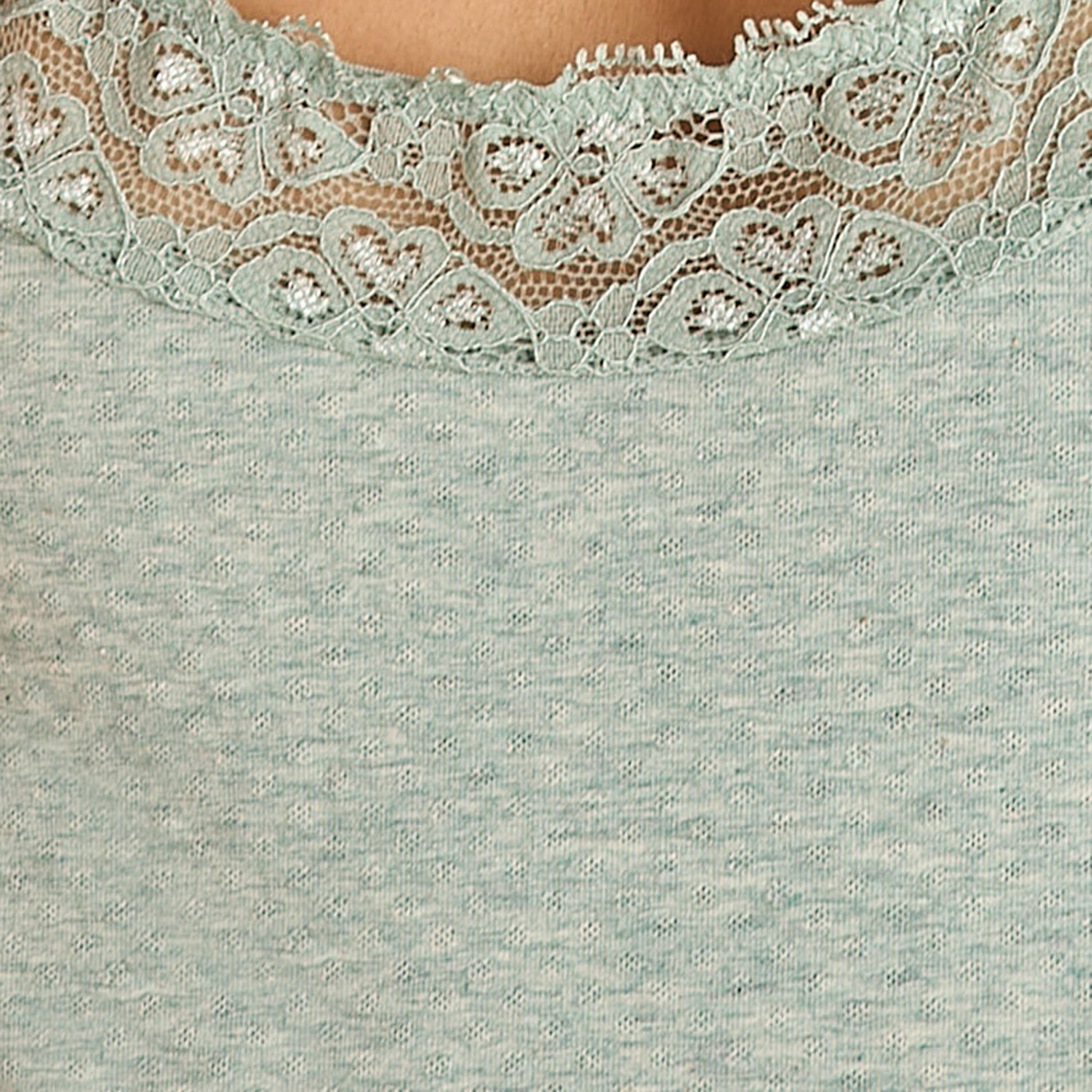Lace Trim Textured Camisole-women-clothing-lingerie-camisoles-image-5