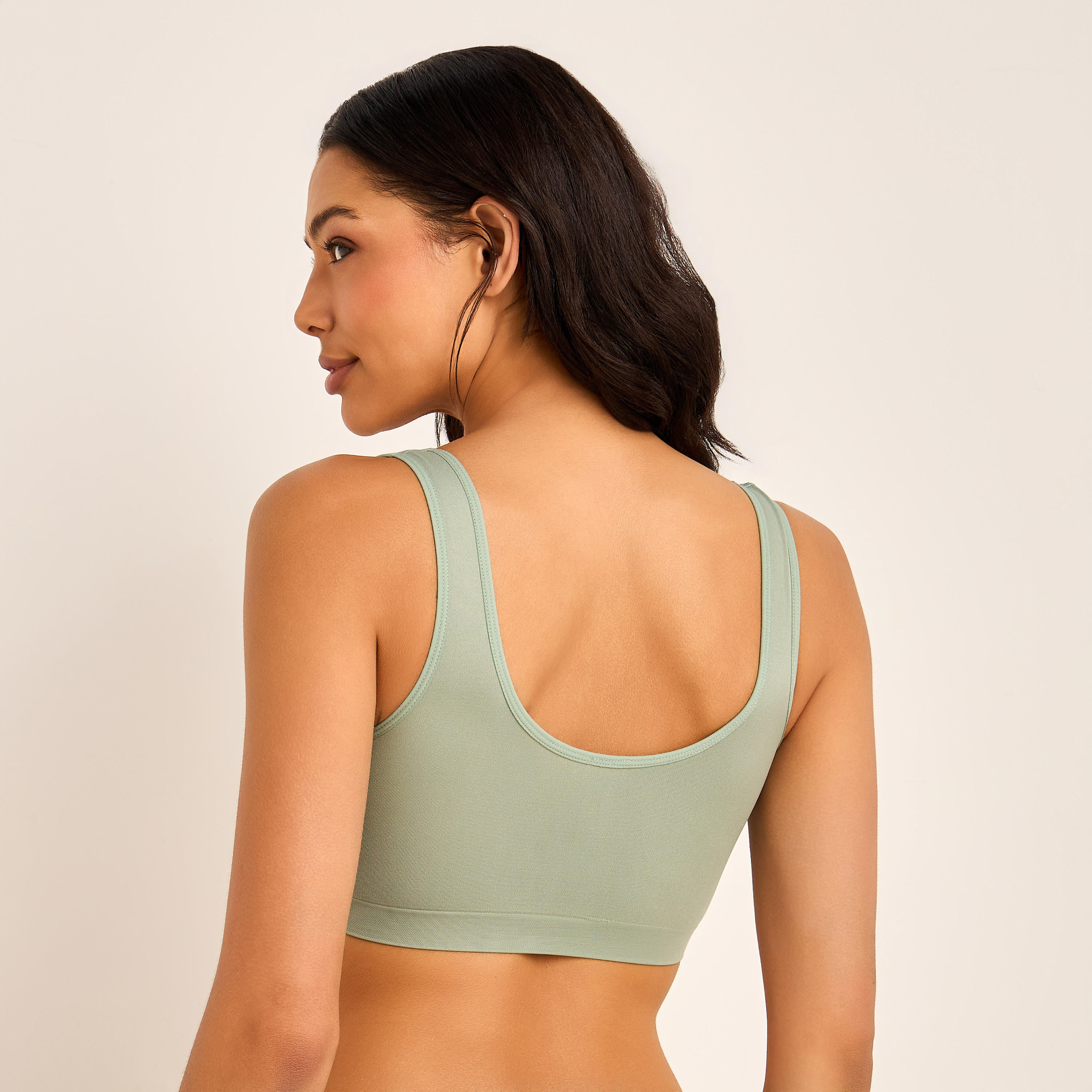 Skins Seamless Sports Bra Full Coverage-women-clothing-lingerie-bras-image-2