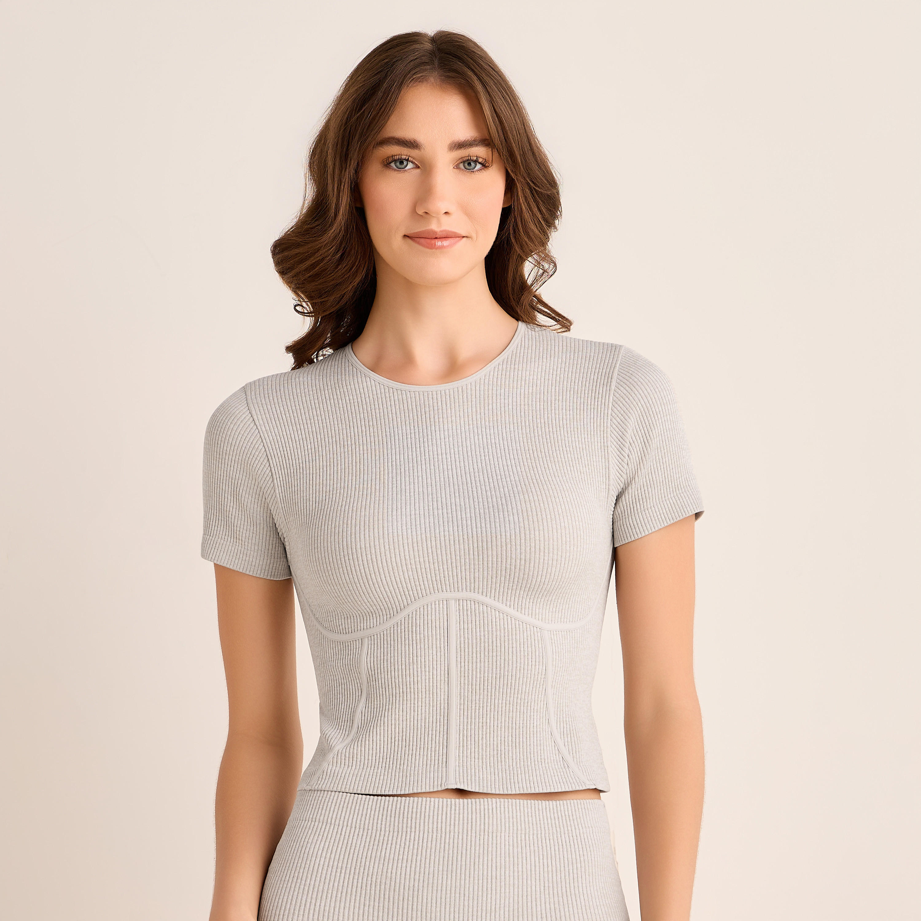 Skins Seamless Ribbed Crop Top-women-clothing-lingerie-camisoles-image-1