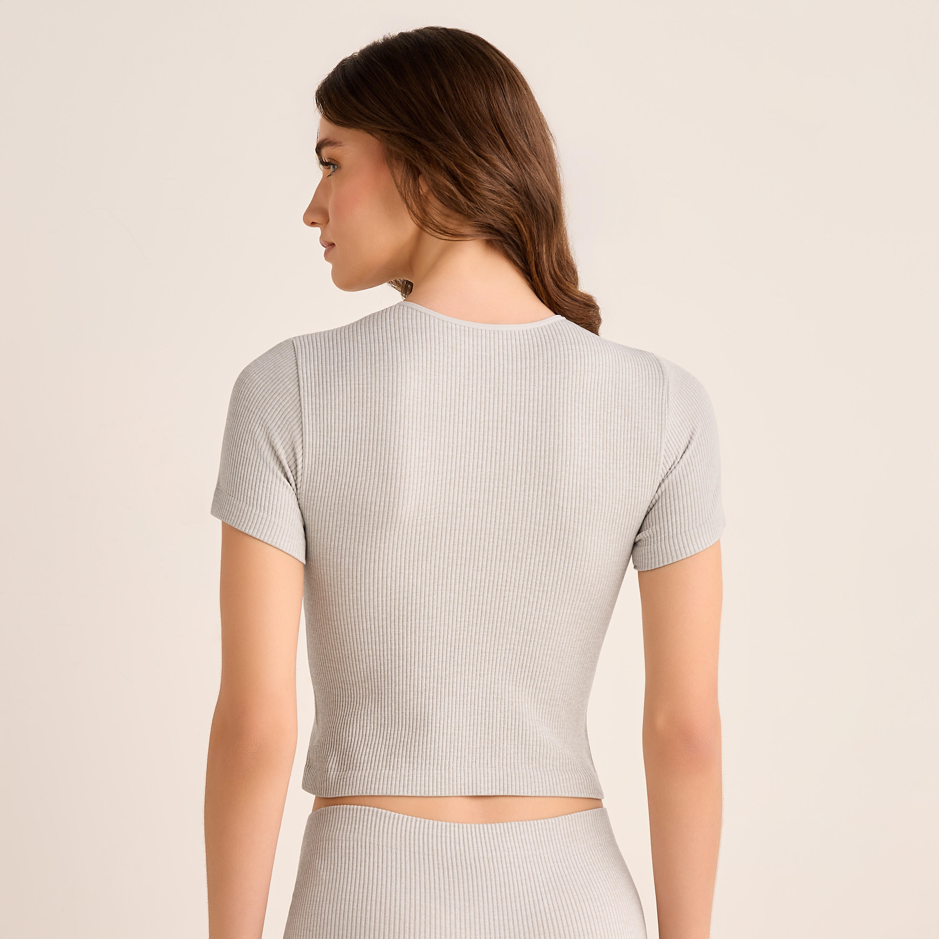 Skins Seamless Ribbed Crop Top-women-clothing-lingerie-camisoles-image-2
