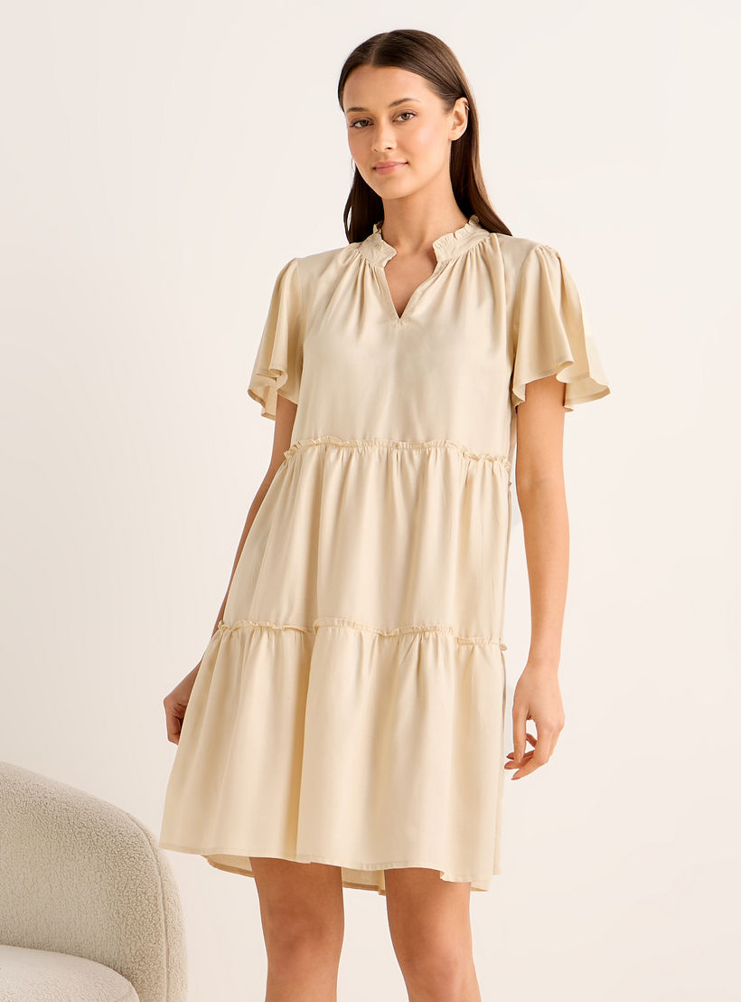 Knee Length Sleeveless Night Dress with Robe-women-clothing-nightwear-nighties-image-3