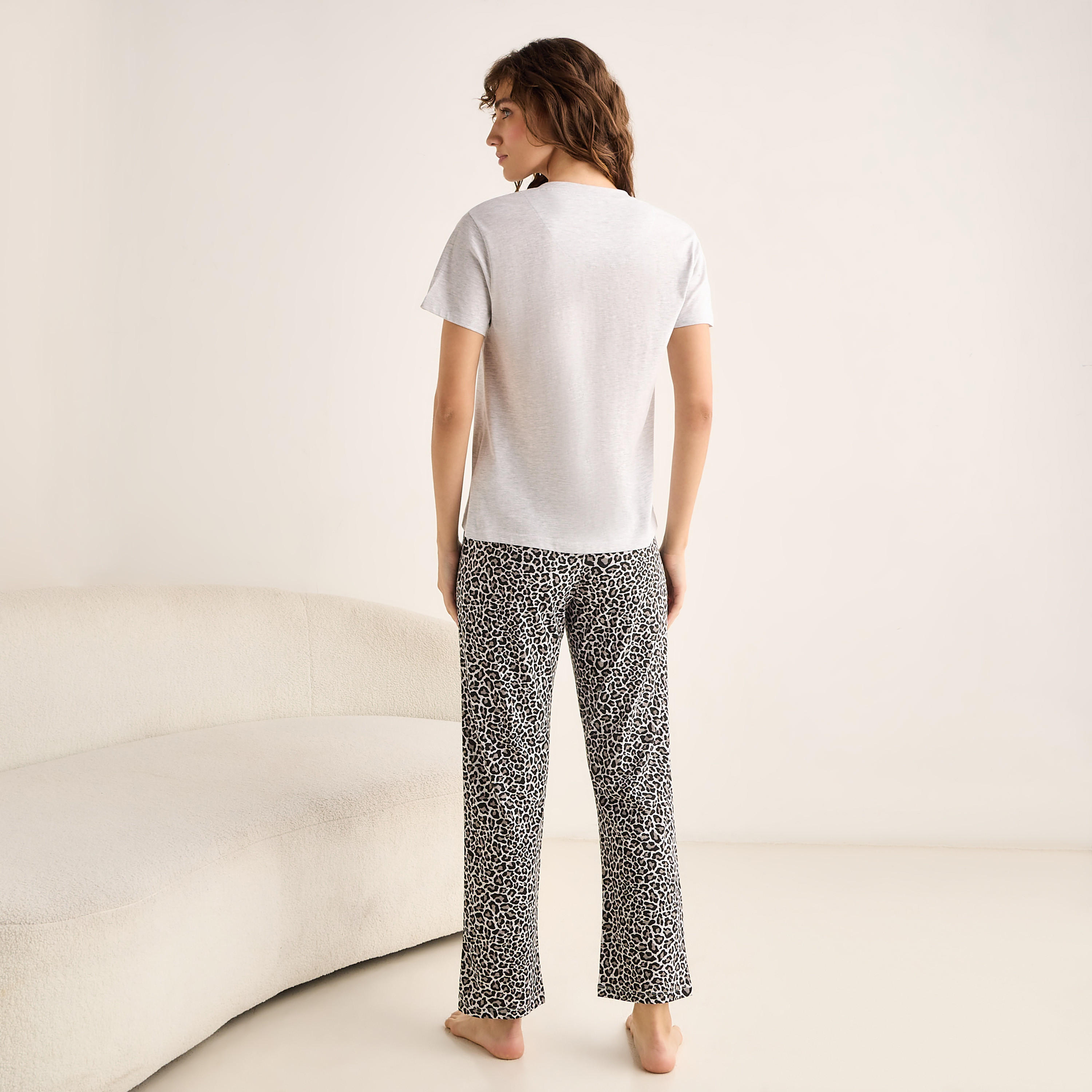 Printed Pyjama Set Cotton-women-clothing-nightwear-pyjamas-longsets-image-4