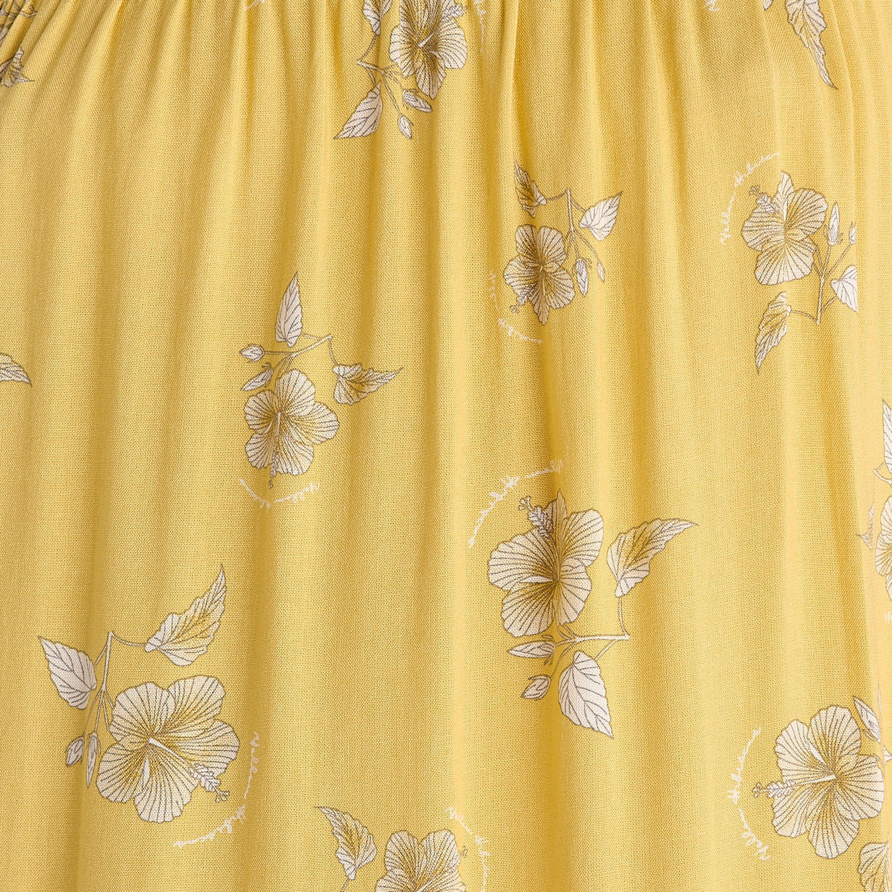 Midi Night Dress Short Sleeves Floral Print Viscose-women-clothing-nightwear-nighties-image-5