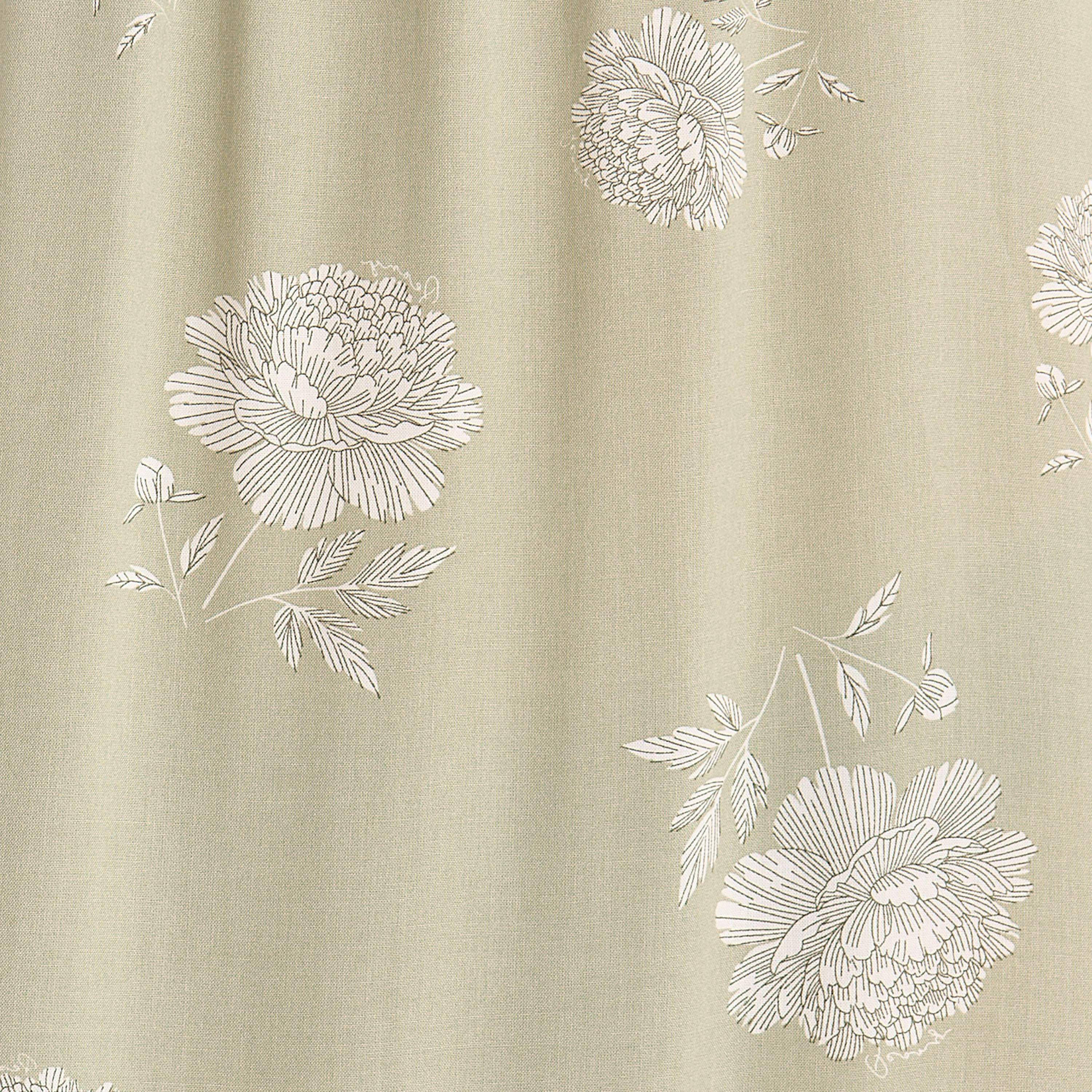 Midi Night Dress Short Sleeves Floral Print Viscose-women-clothing-nightwear-nighties-image-5