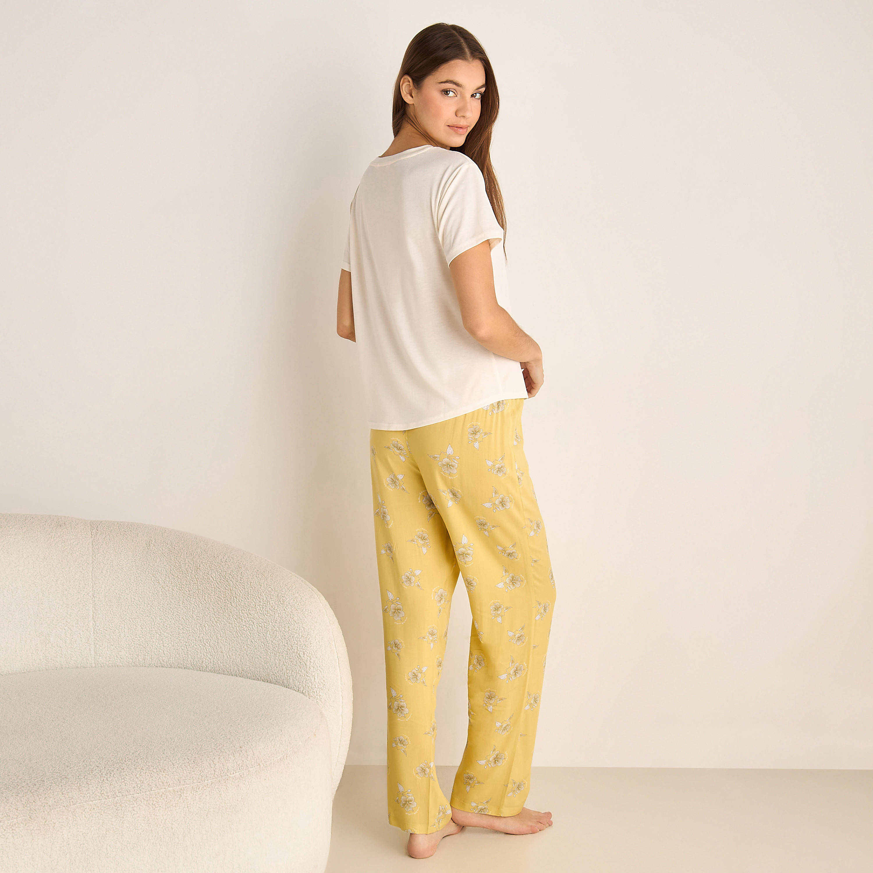 Pyjama Set T-shirt and Pants-women-clothing-nightwear-pyjamas-longsets-image-3