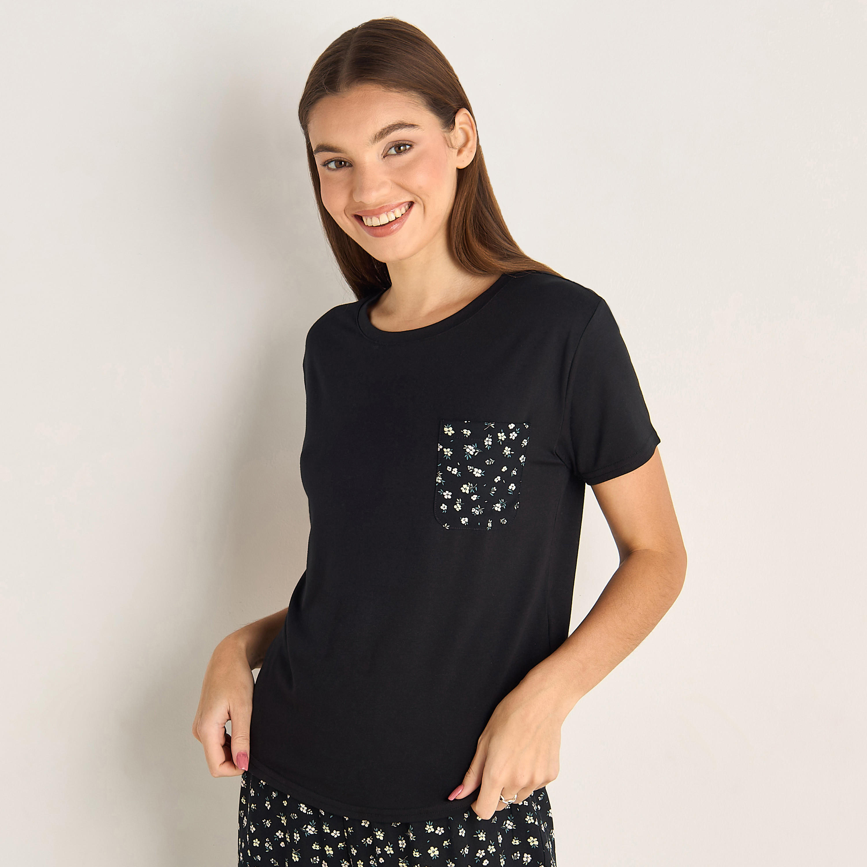 Pyjama Set T-shirt and Pants-women-clothing-nightwear-pyjamas-longsets-image-2