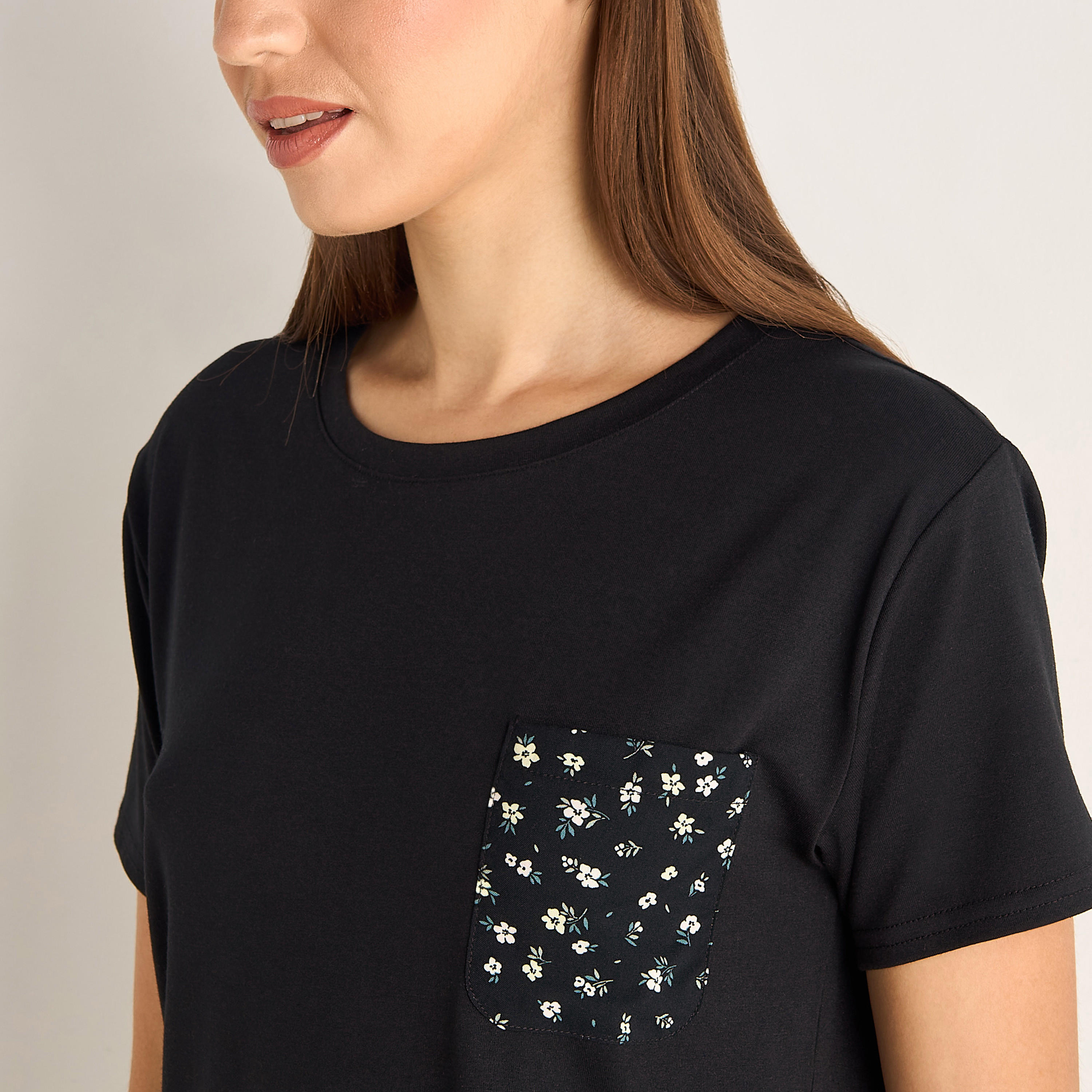 طقم تيشيرت وبنطلون بيجاما-women-clothing-nightwear-pyjamas-longsets-image-2